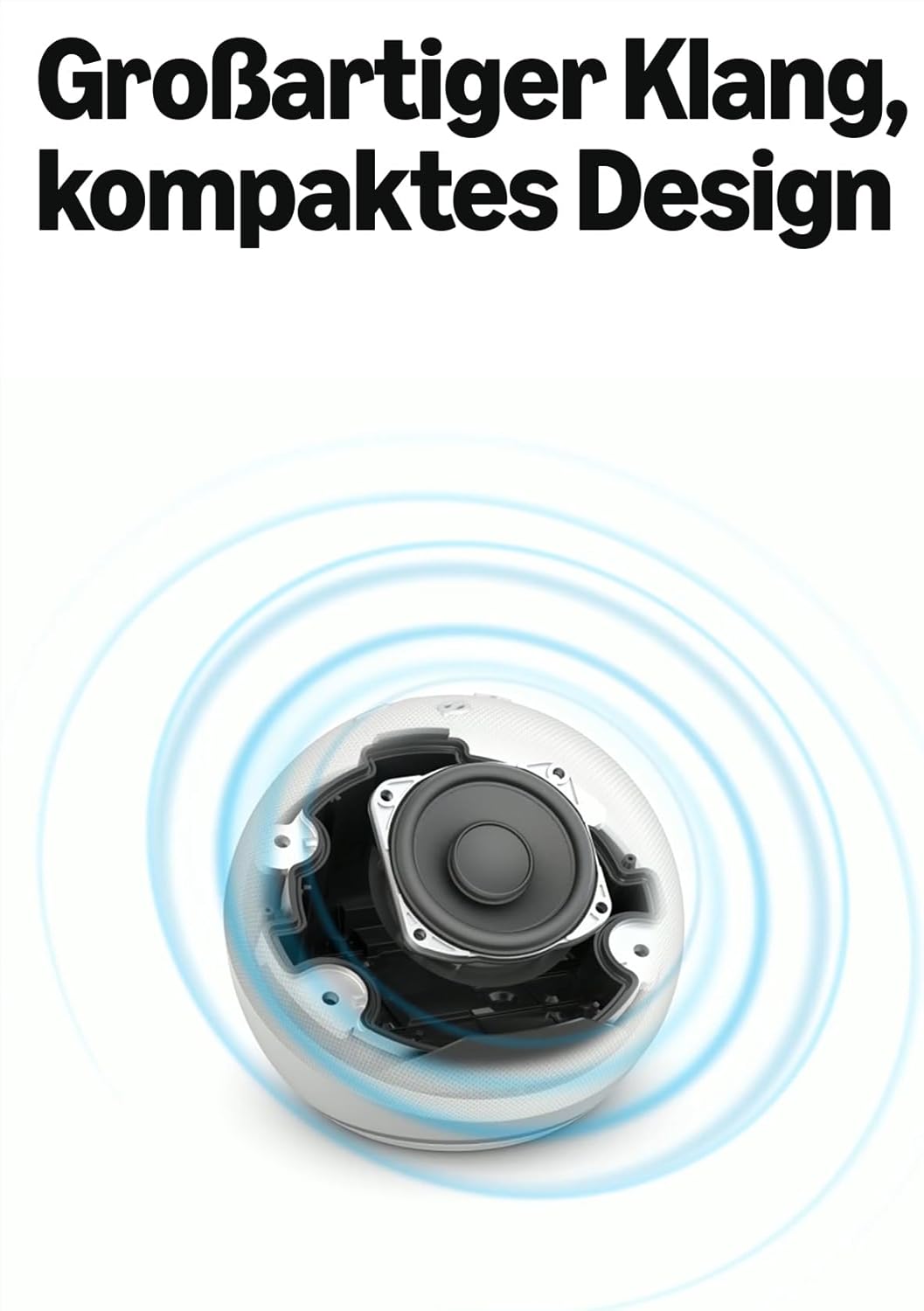 Echo Dot (neueste Gen) – Smart Speaker mit Alexa, Farbe Deep Sea Blue