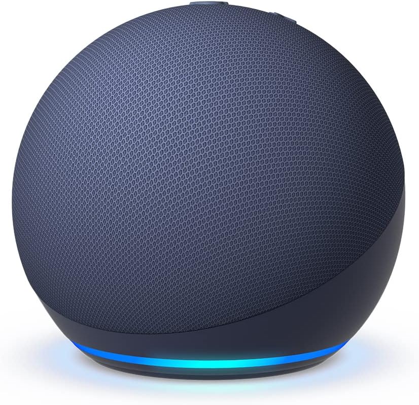 Echo Dot (neueste Gen) – Smart Speaker mit Alexa, Farbe Deep Sea Blue