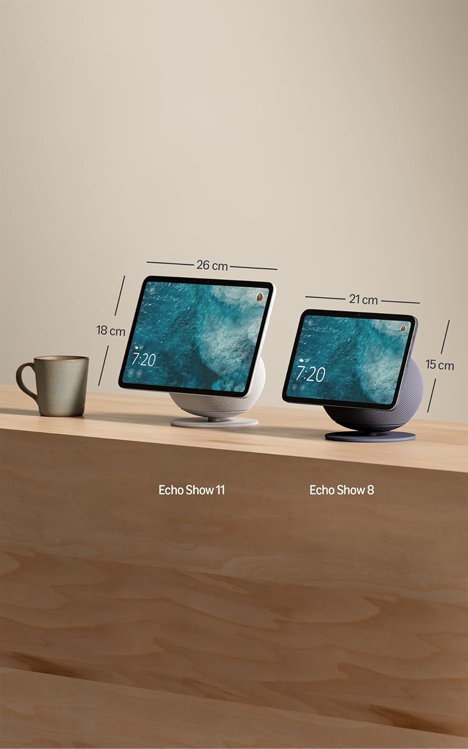 Amazon Echo Show 8 (neueste Gen), 8,7" HD-Display mit Raumklang & Alexa, Graphit