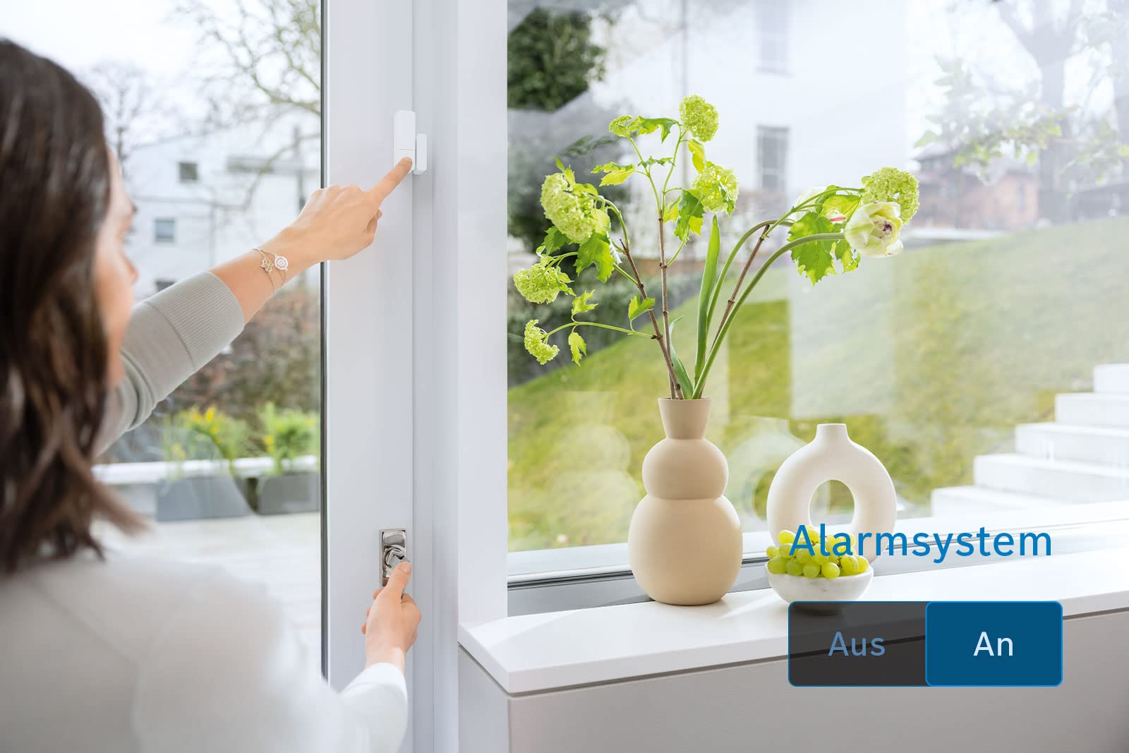Bosch Smart Home Tür-/Fensterkontakt II 3er-Set – Smarter Tür- & Fenster­sensor