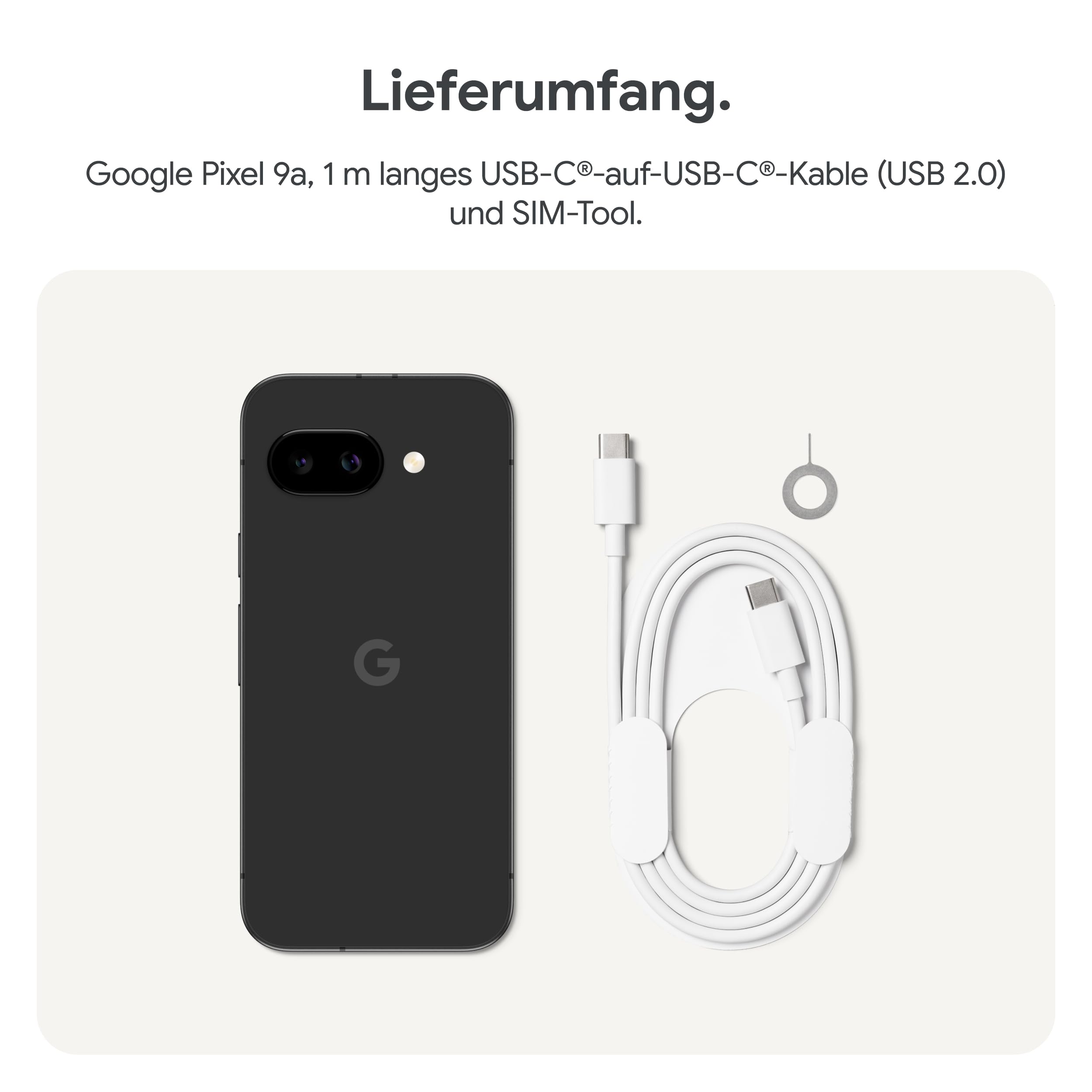 Google Pixel 9a 128GB Obsidian 6,3" 120 Hz Display