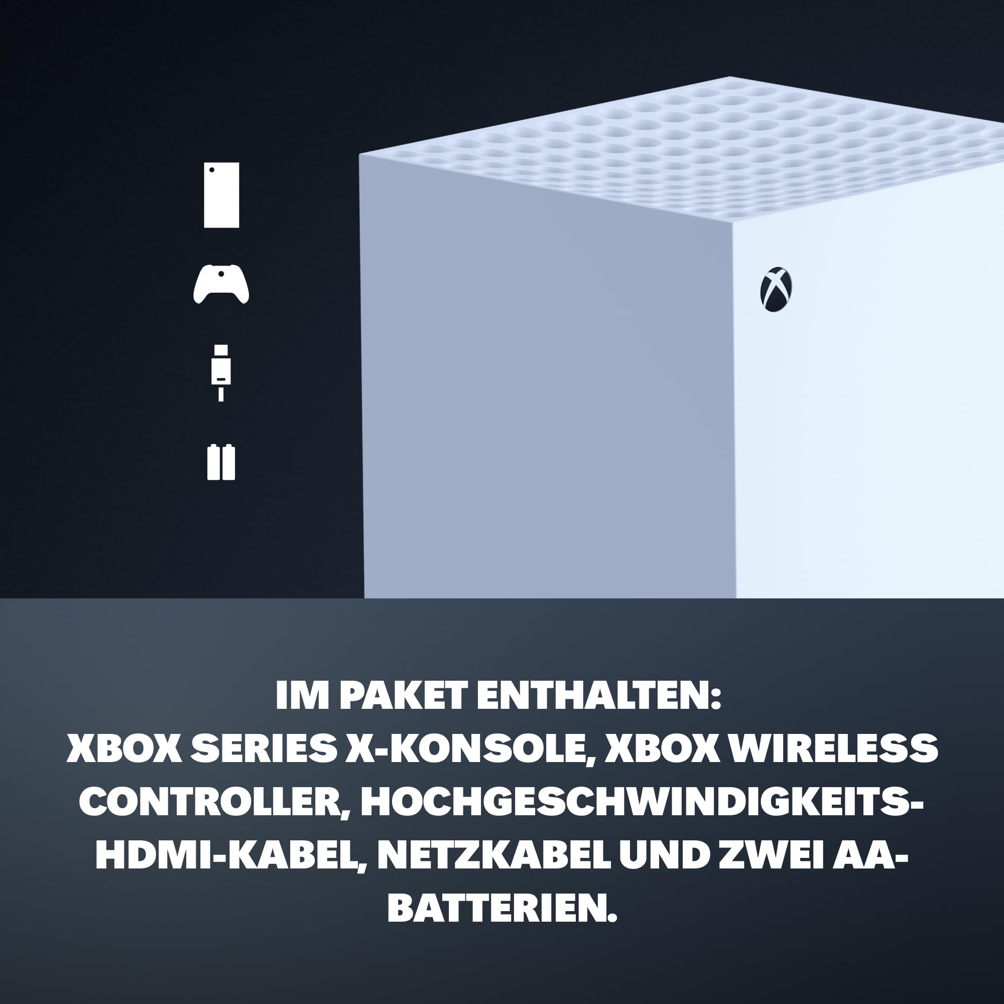 Microsoft Xbox Series X Konsole 1TB SSD 4K HDR 120Hz Schwarz