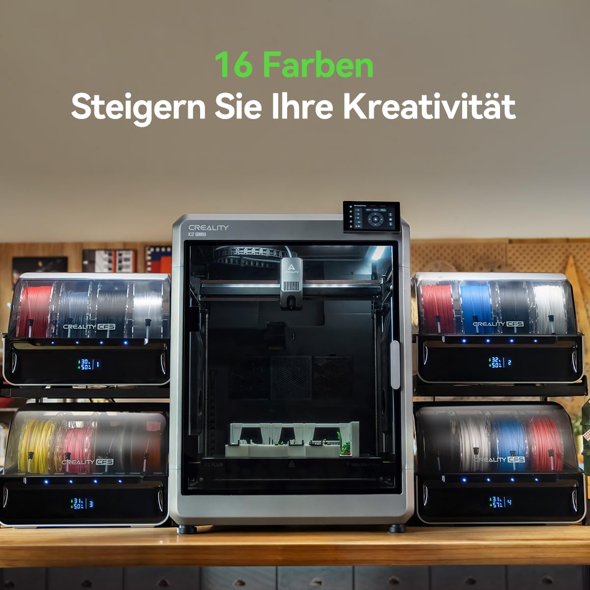 Creality K2 Plus Combo High-Speed 3D Drucker 350x350x350 mm