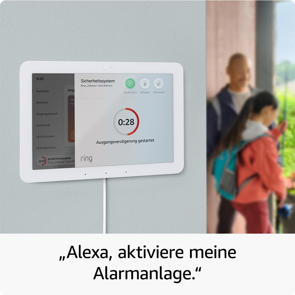 Echo Hub (neueste Gen) – 8" Alexa Smart-Home Panel, kompatibel mit Geräten