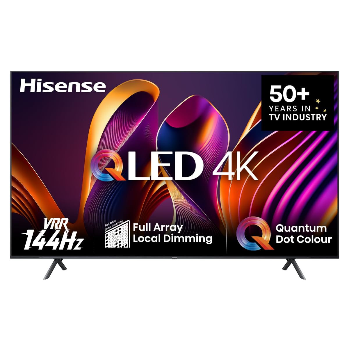Hisense 55E7Q PRO 55 Zoll 4K QLED TV, 144Hz Game Mode Pro, Dolby Vision IQ