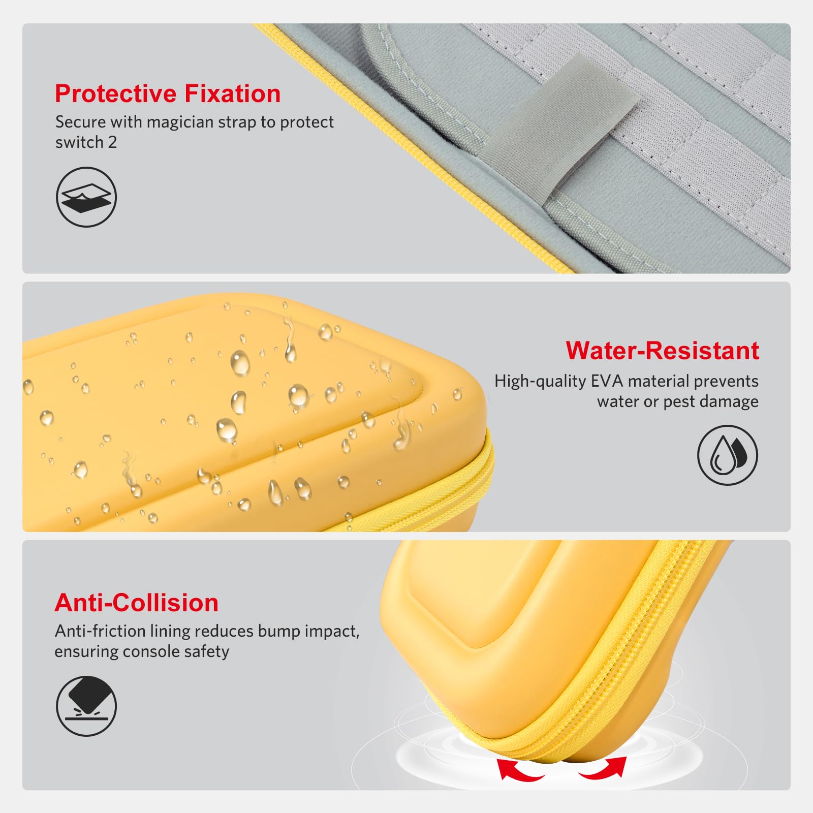 CoBak Tragetasche für Nintendo Switch 2 (2025) – 3-in-1 Schutzset