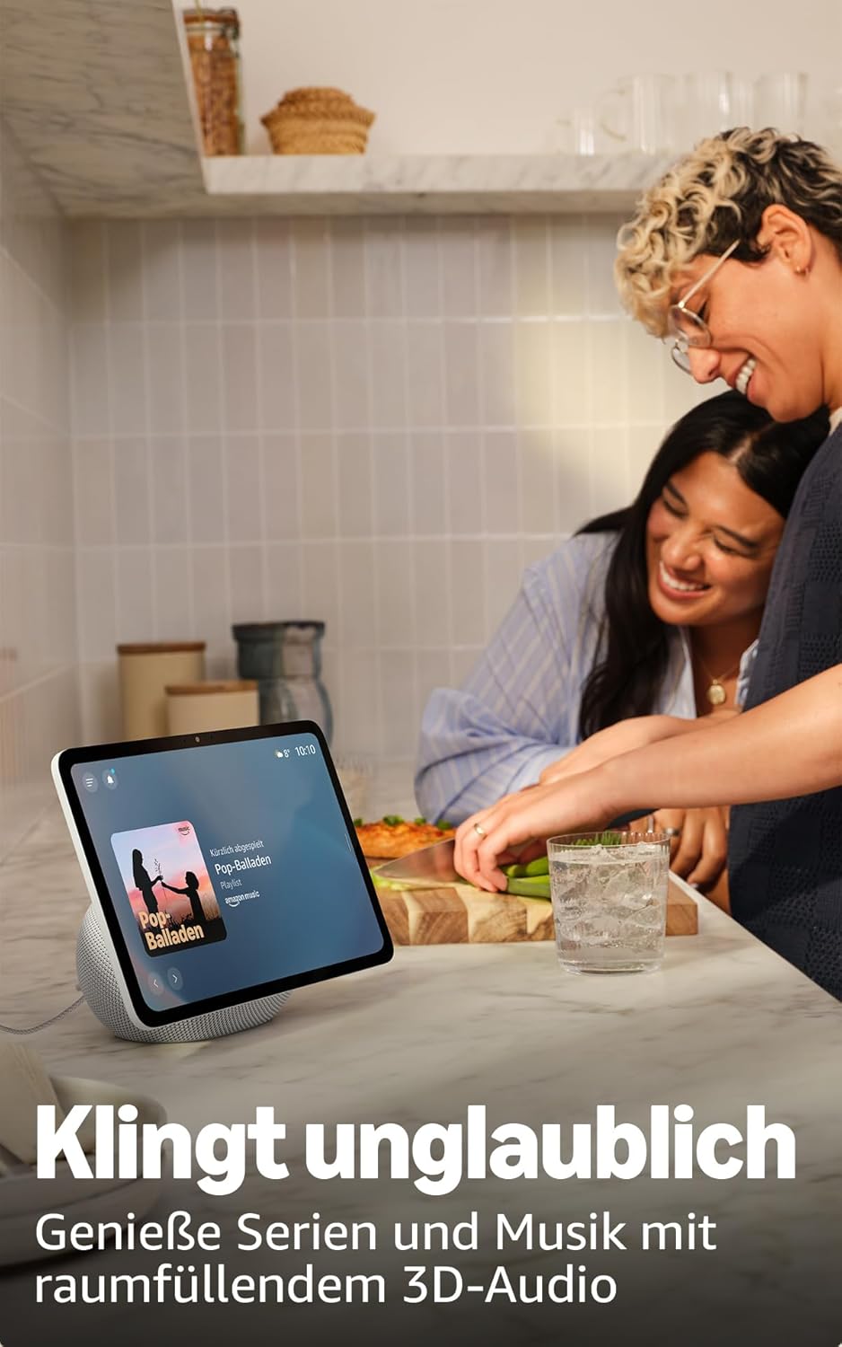Amazon Echo Show 8 (neueste Gen), 8,7" HD-Display mit Raumklang & Alexa, Graphit