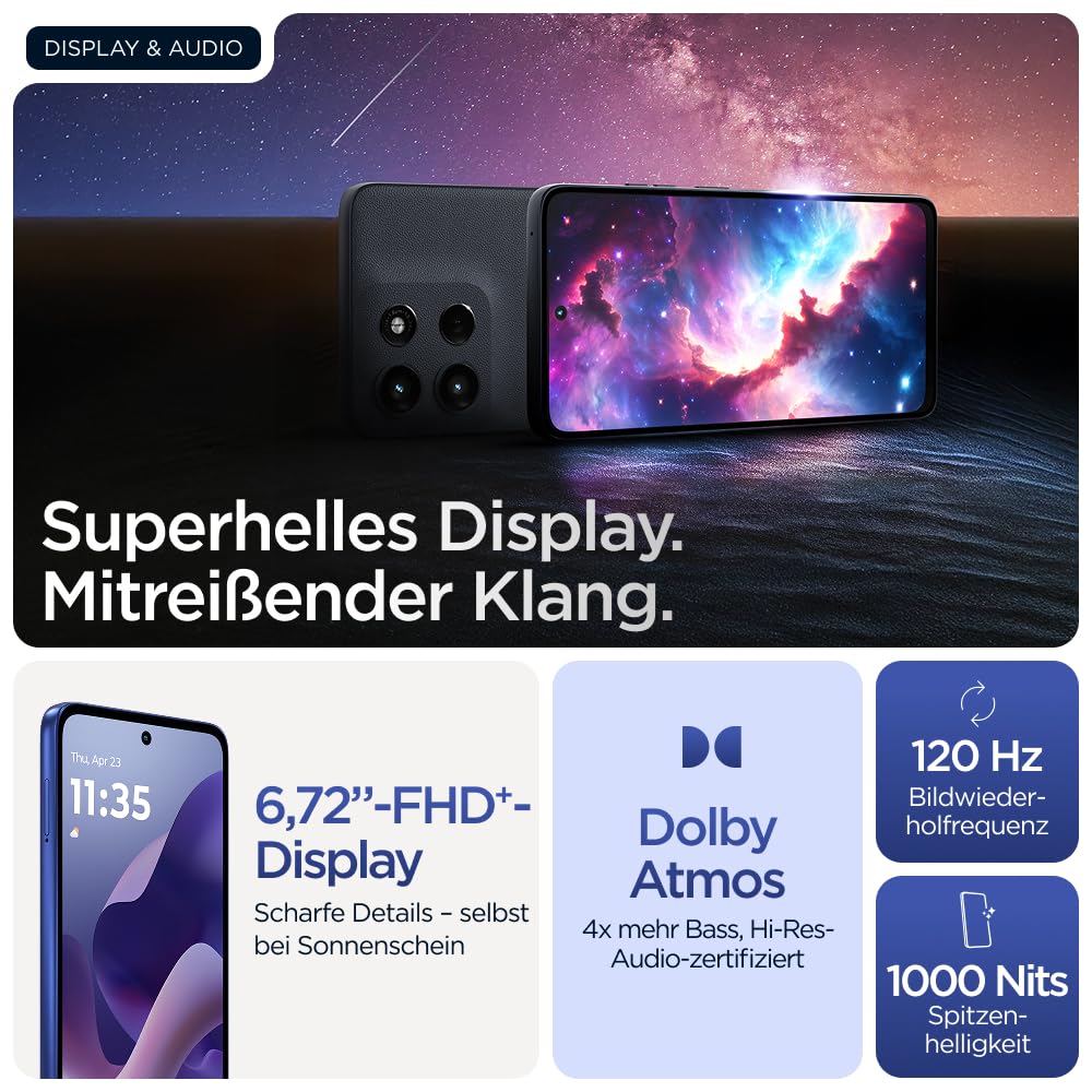 Motorola Moto g56 5G 8/256GB Black Oyster 6,72" 120 Hz