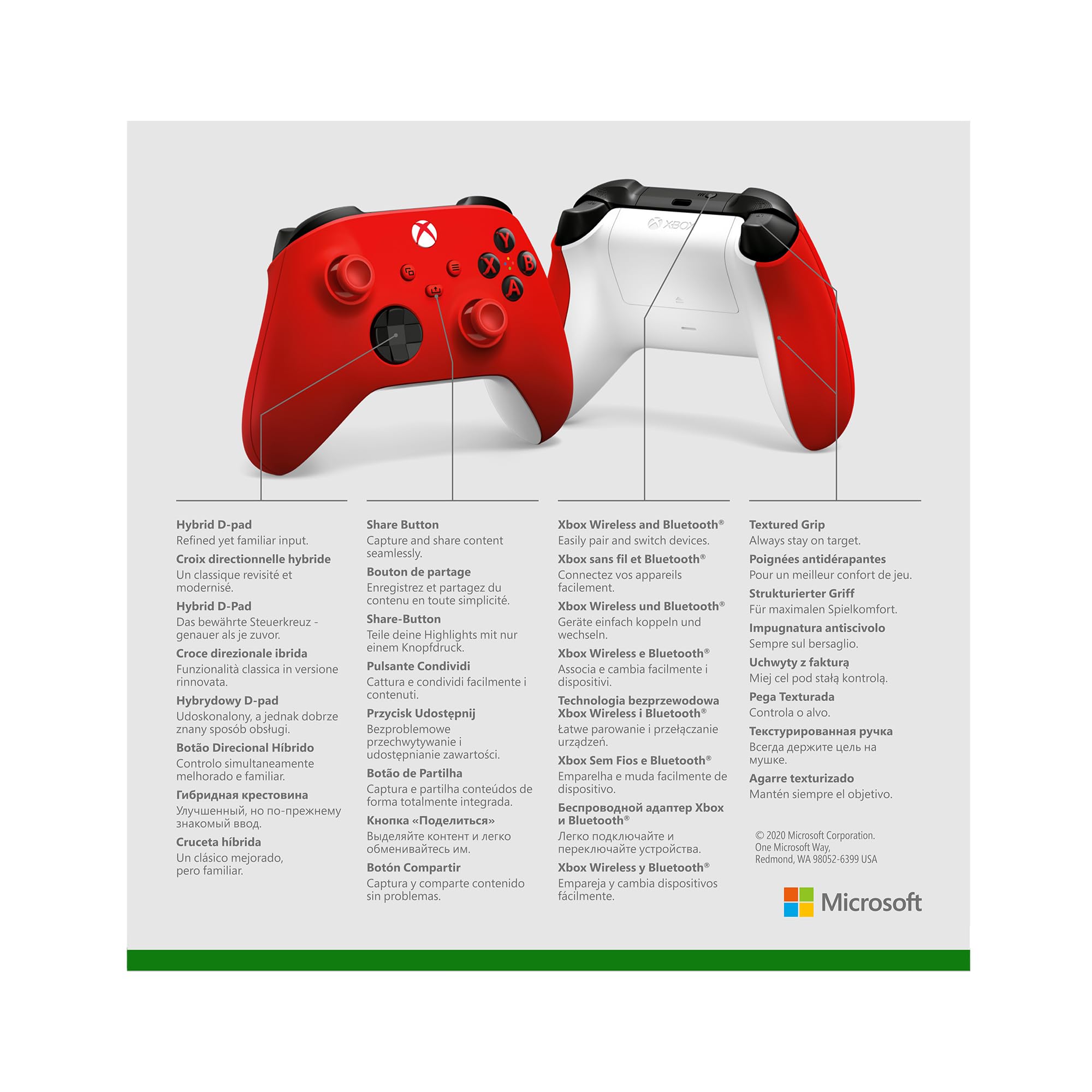 Xbox Wireless Controller – Carbon Black für Xbox & PC