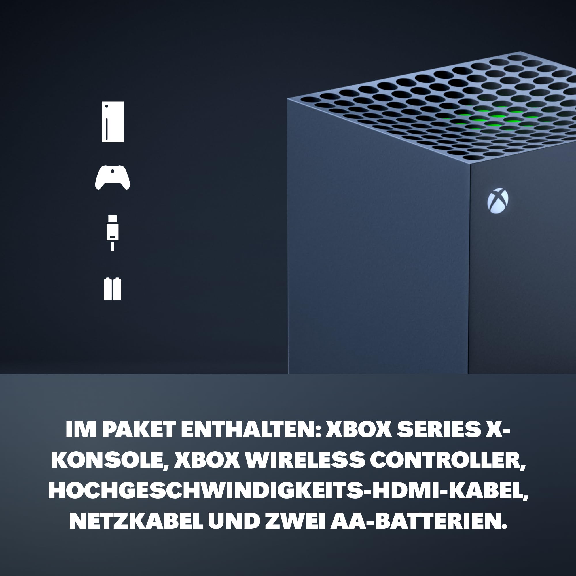 Microsoft Xbox Series X Konsole 1TB SSD 4K HDR 120Hz Schwarz
