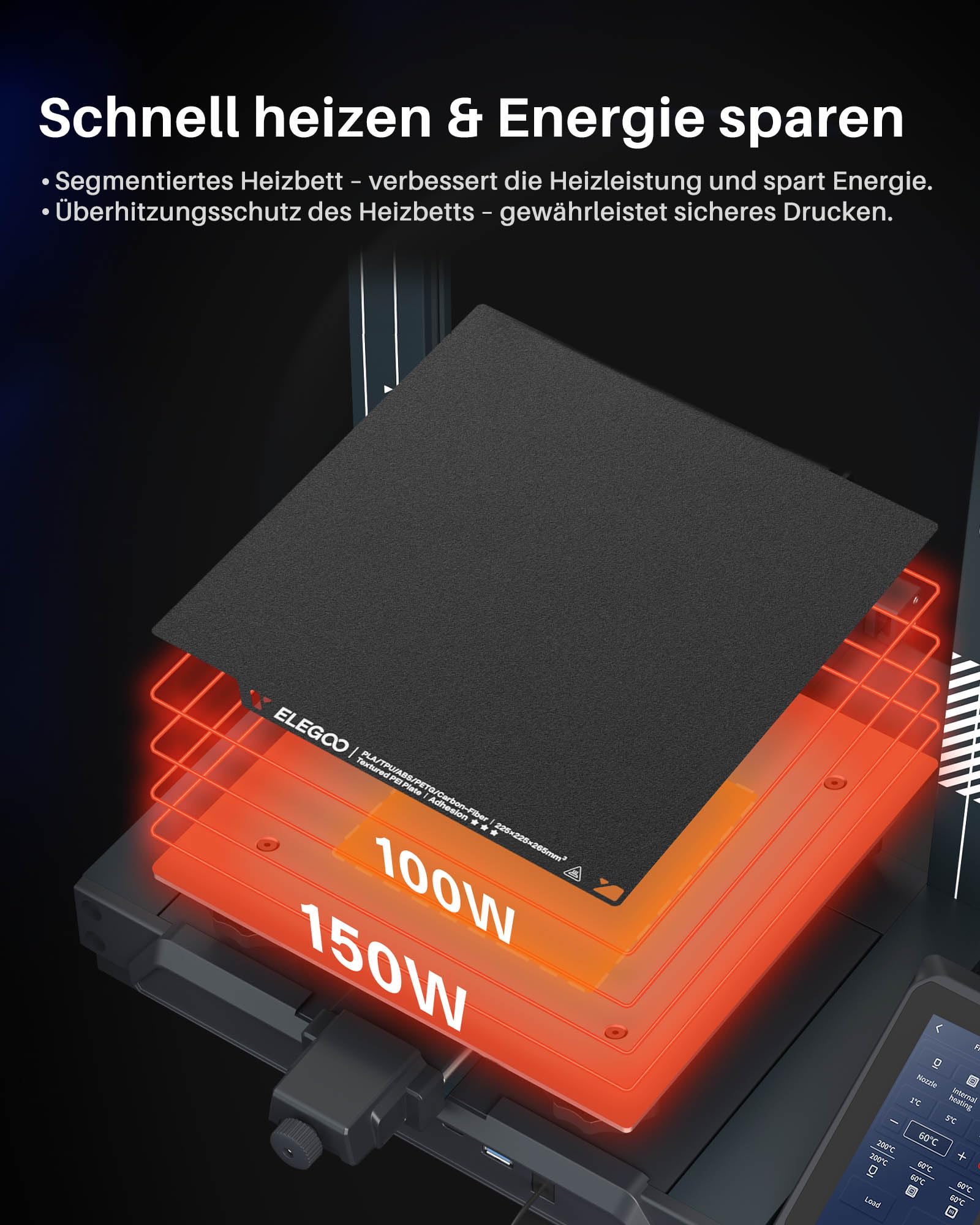 ELEGOO Centauri Carbon High-Speed 3D Drucker 256x256x256 mm