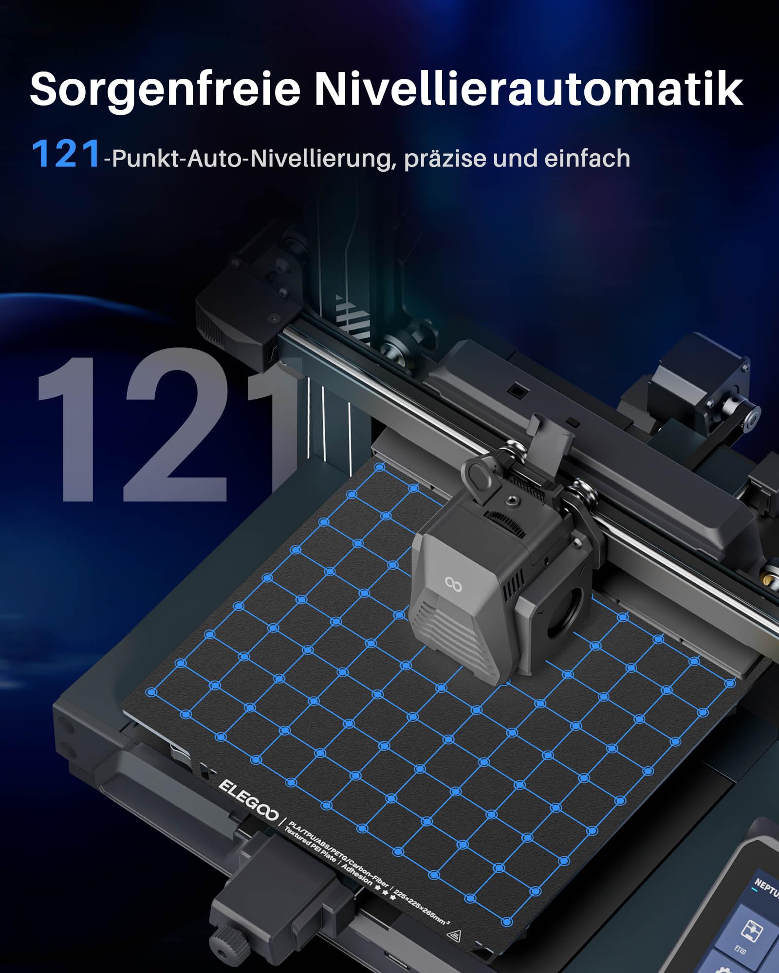 ELEGOO Centauri Carbon High-Speed 3D Drucker 256x256x256 mm