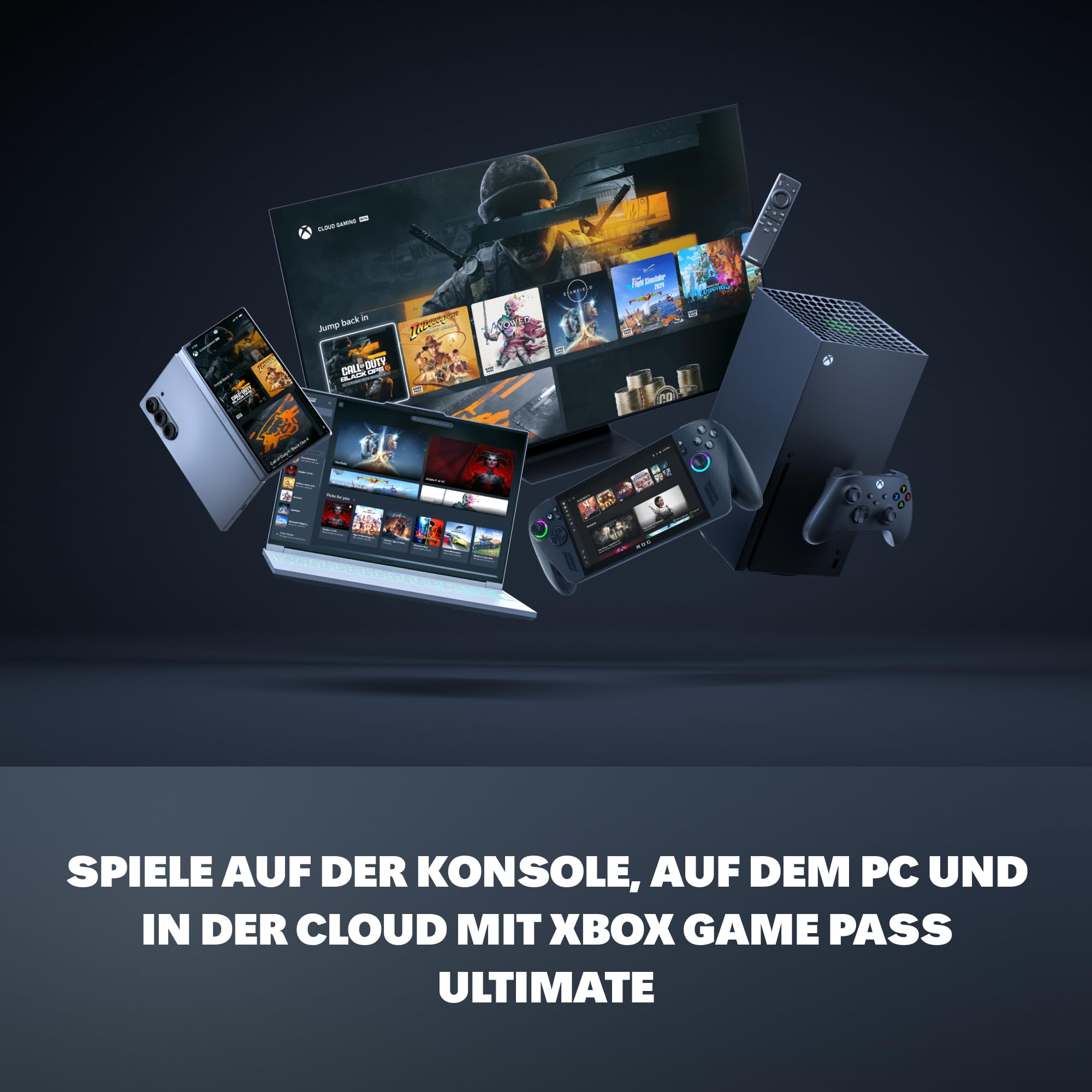 Microsoft Xbox Series X Konsole 1TB SSD 4K HDR 120Hz Schwarz