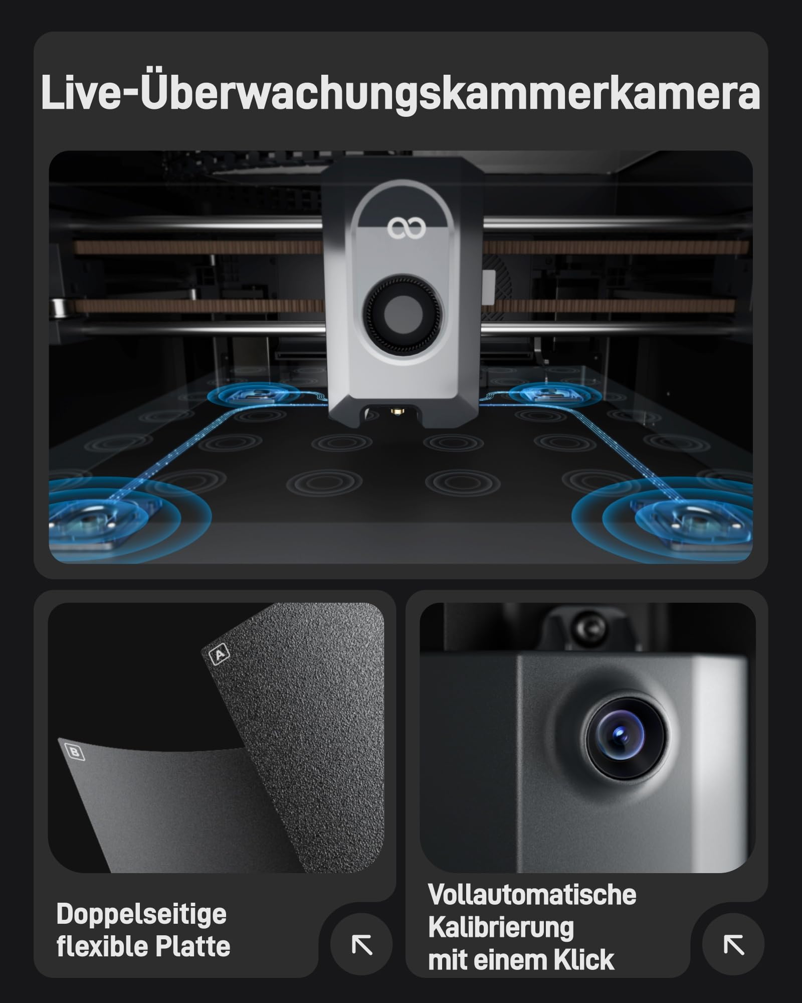 ELEGOO Centauri Carbon High-Speed 3D Drucker 256x256x256 mm