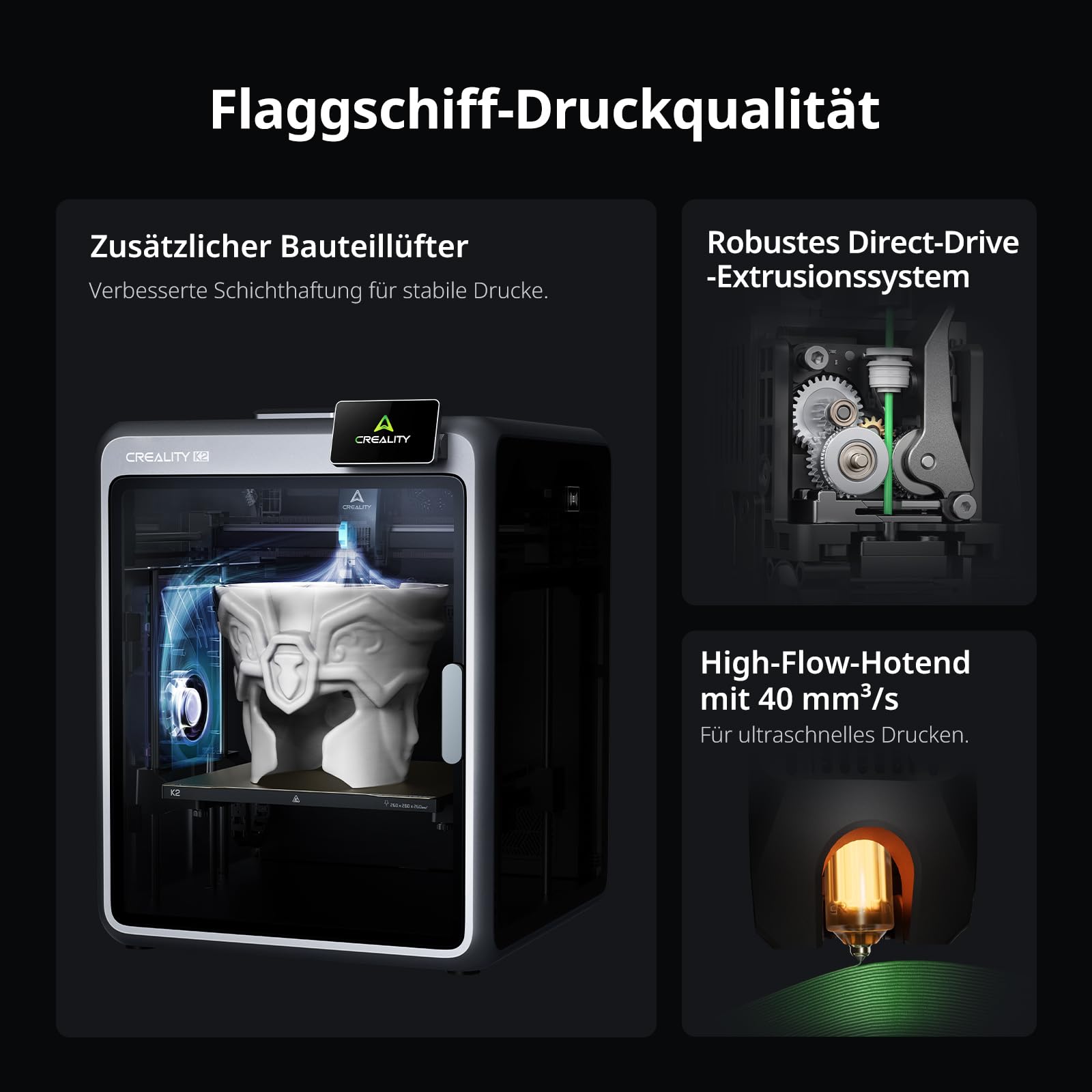 Creality K2 Plus Combo High-Speed 3D Drucker 350x350x350 mm