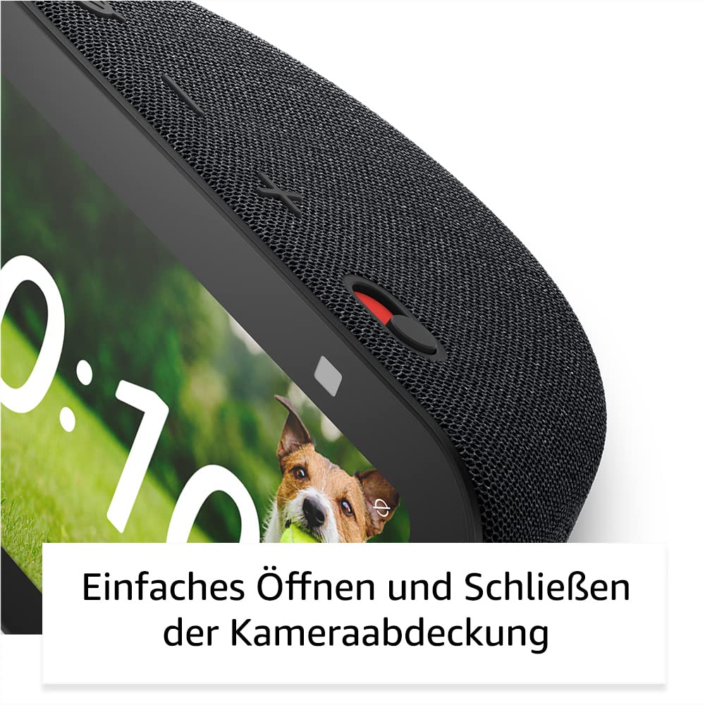 Echo Show 5 (neueste Gen) – Kompakter Smart-Touchscreen mit Alexa, Anthrazit