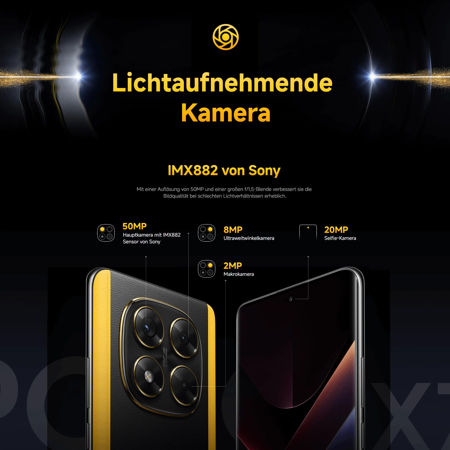 Xiaomi Poco X7 Pro 5G 512GB/12GB Schwarz 6,67" 120 Hz