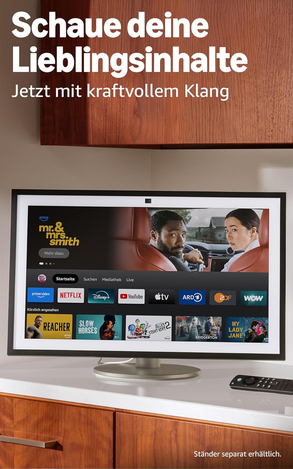 Amazon Echo Show 15 (2024) – 15,6" Full-HD Smart Display mit Alexa & Fire TV