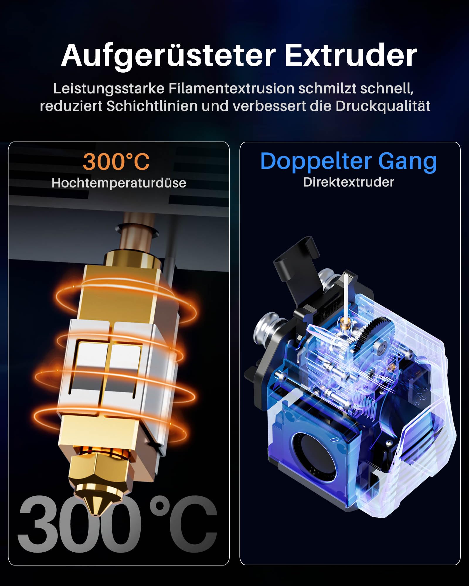 ELEGOO Centauri Carbon High-Speed 3D Drucker 256x256x256 mm