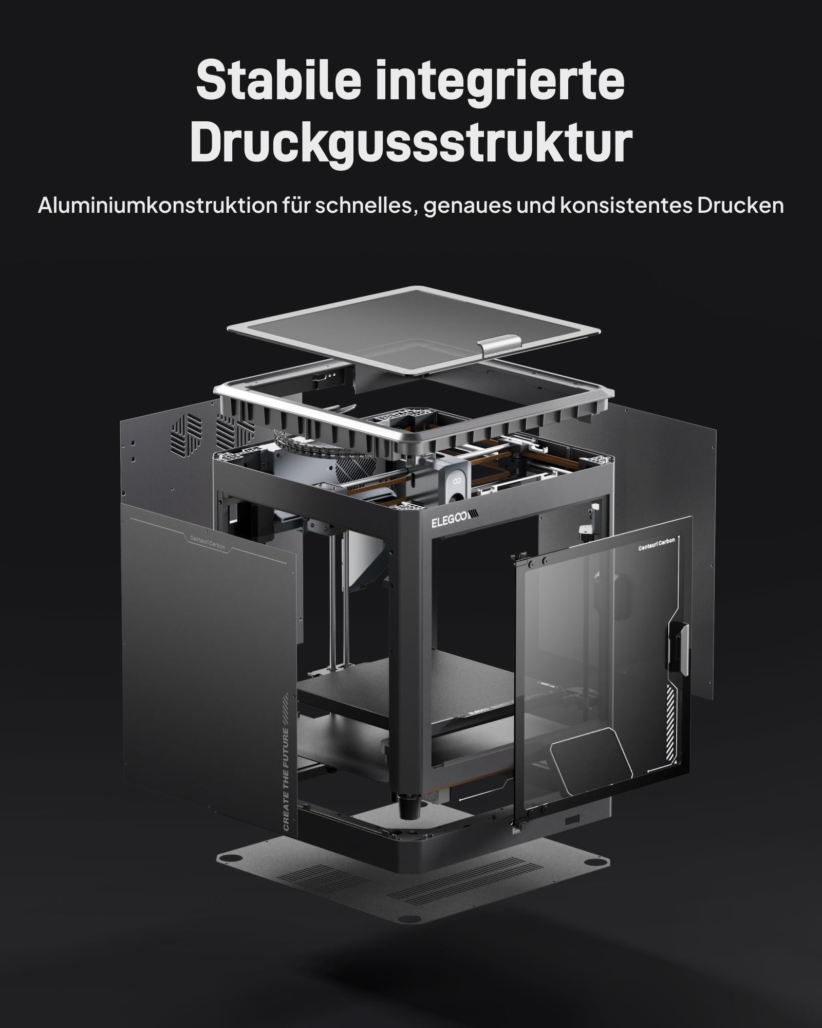 ELEGOO Centauri Carbon High-Speed 3D Drucker 256x256x256 mm