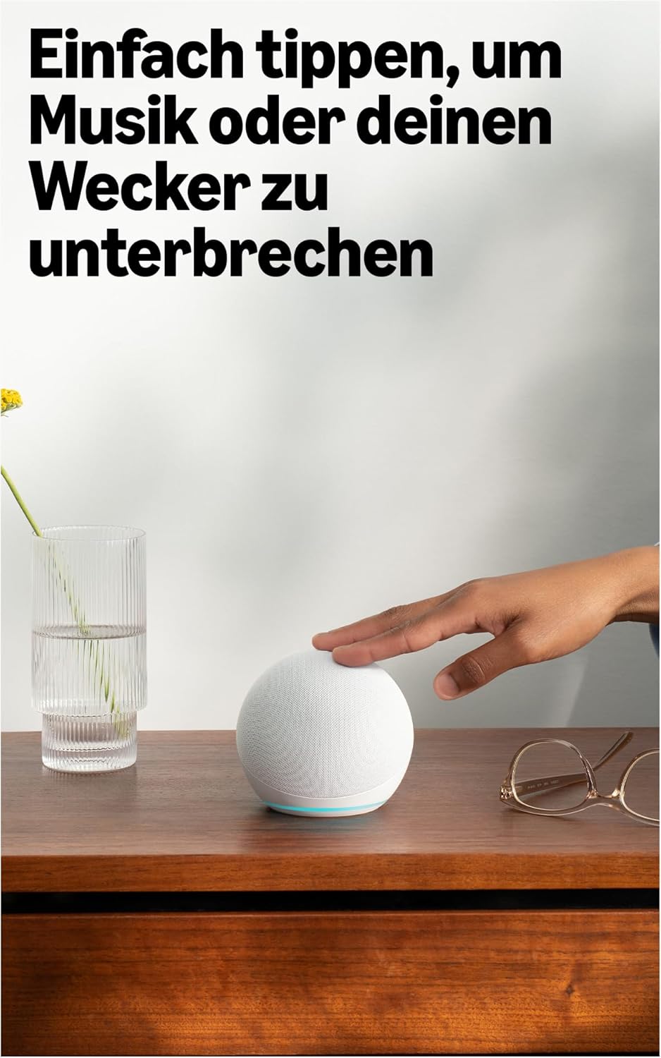 Echo Dot (neueste Gen) – Smart Speaker mit Alexa, Farbe Deep Sea Blue
