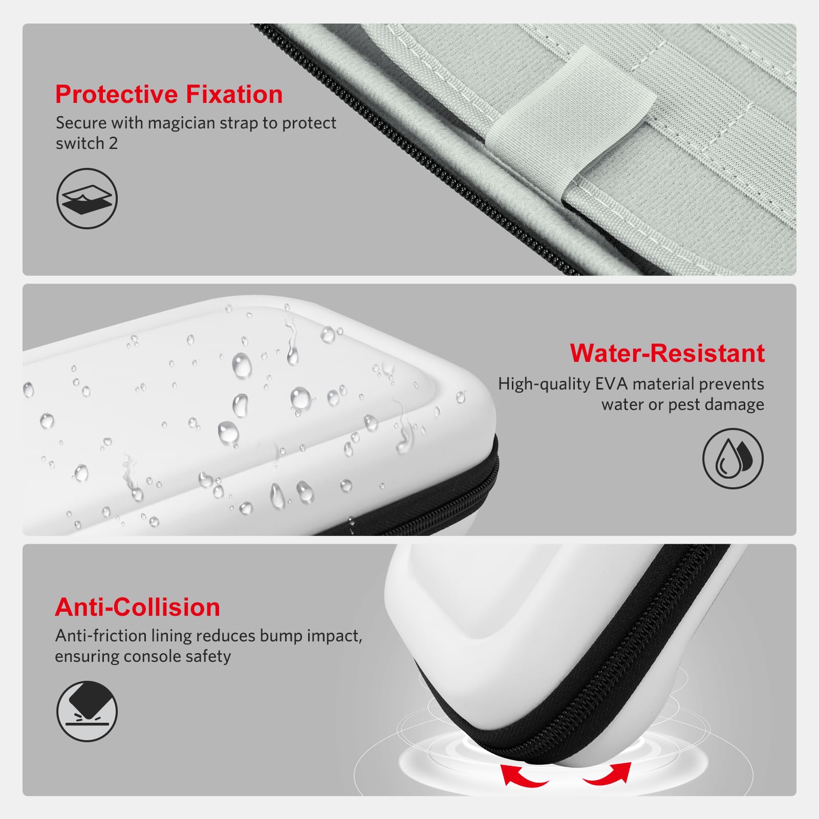 CoBak Tragetasche für Nintendo Switch 2 (2025) – 3-in-1 Schutzset