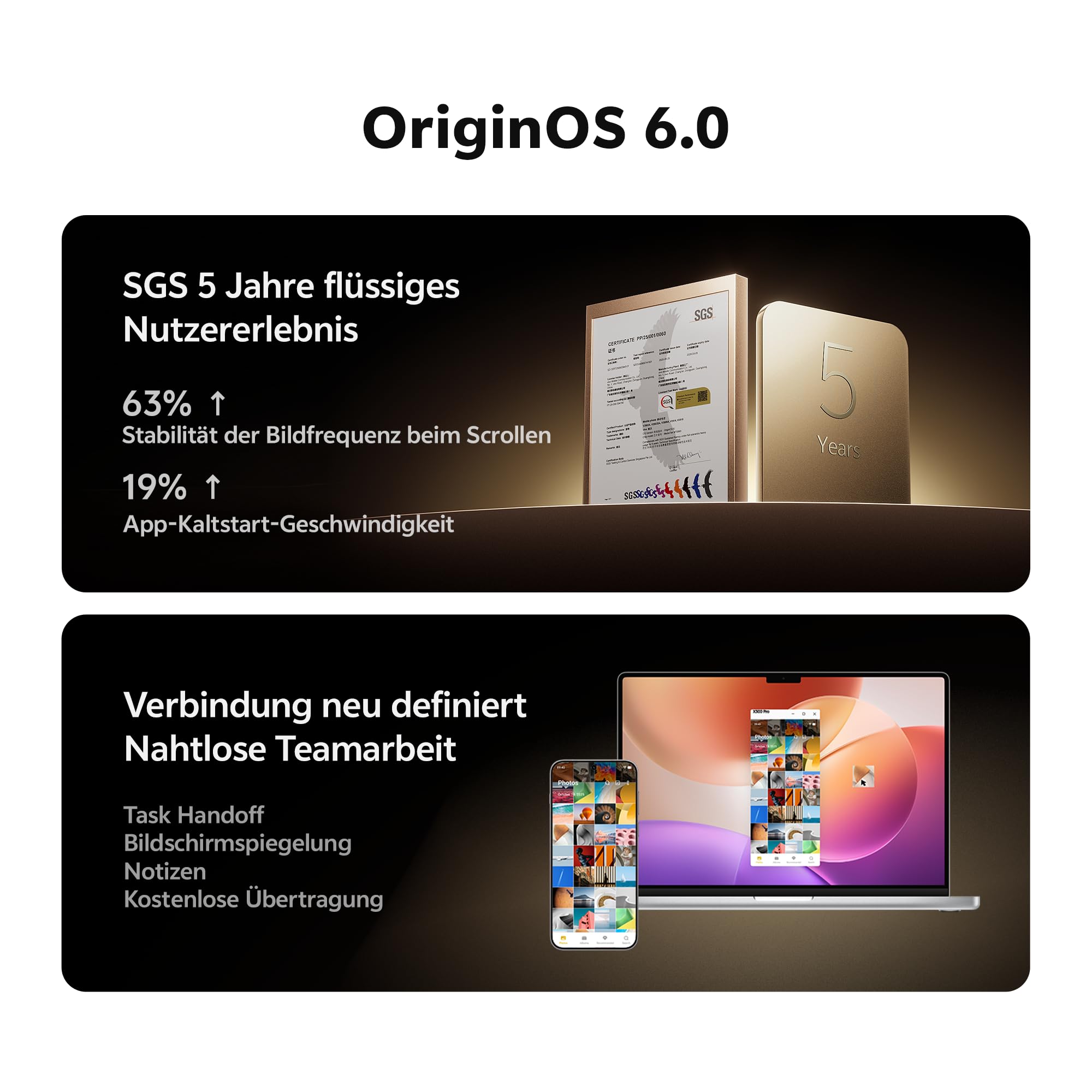 vivo X300 5G Smartphone 12+256 GB mit 200 MP ZEISS-Kamera