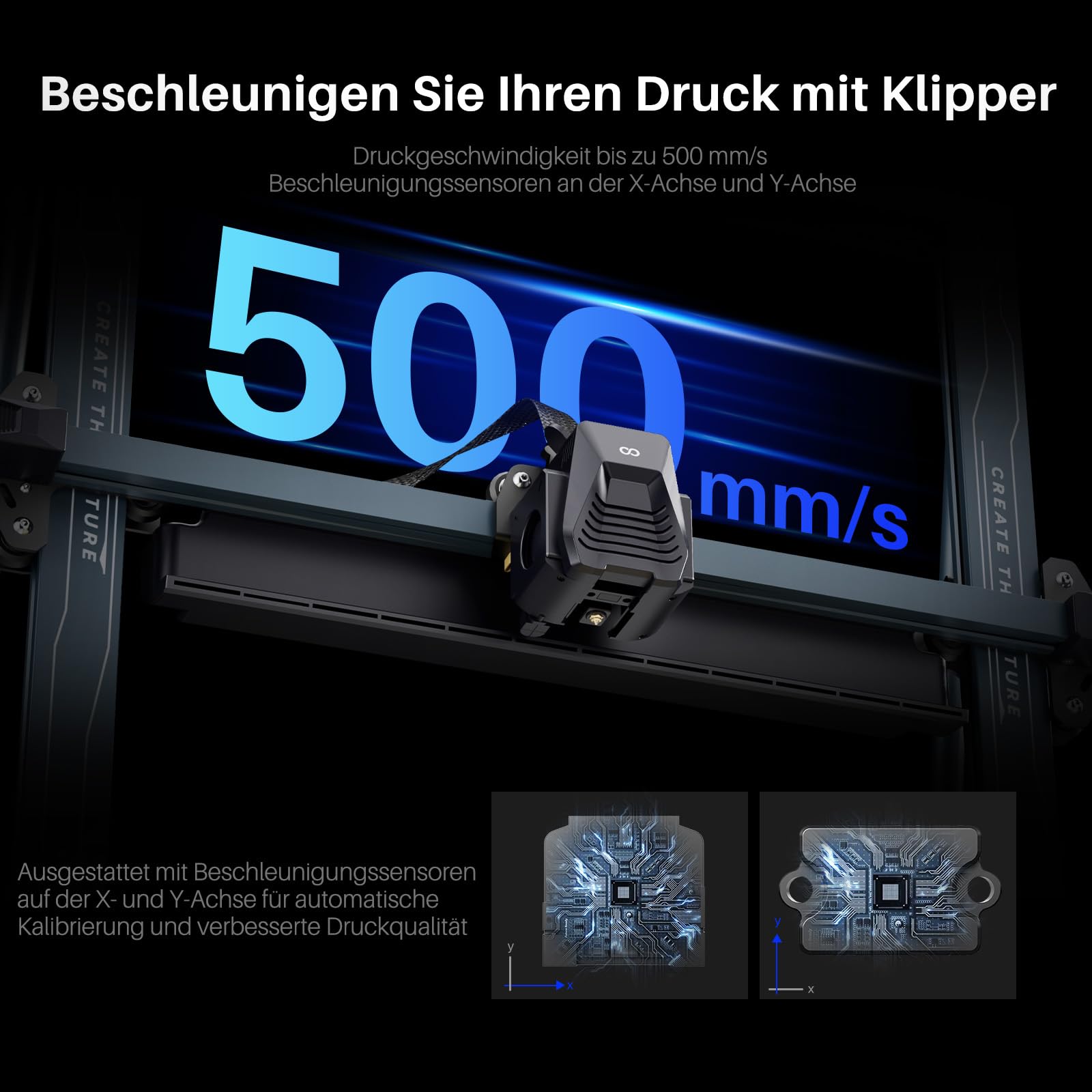 ELEGOO Centauri Carbon High-Speed 3D Drucker 256x256x256 mm