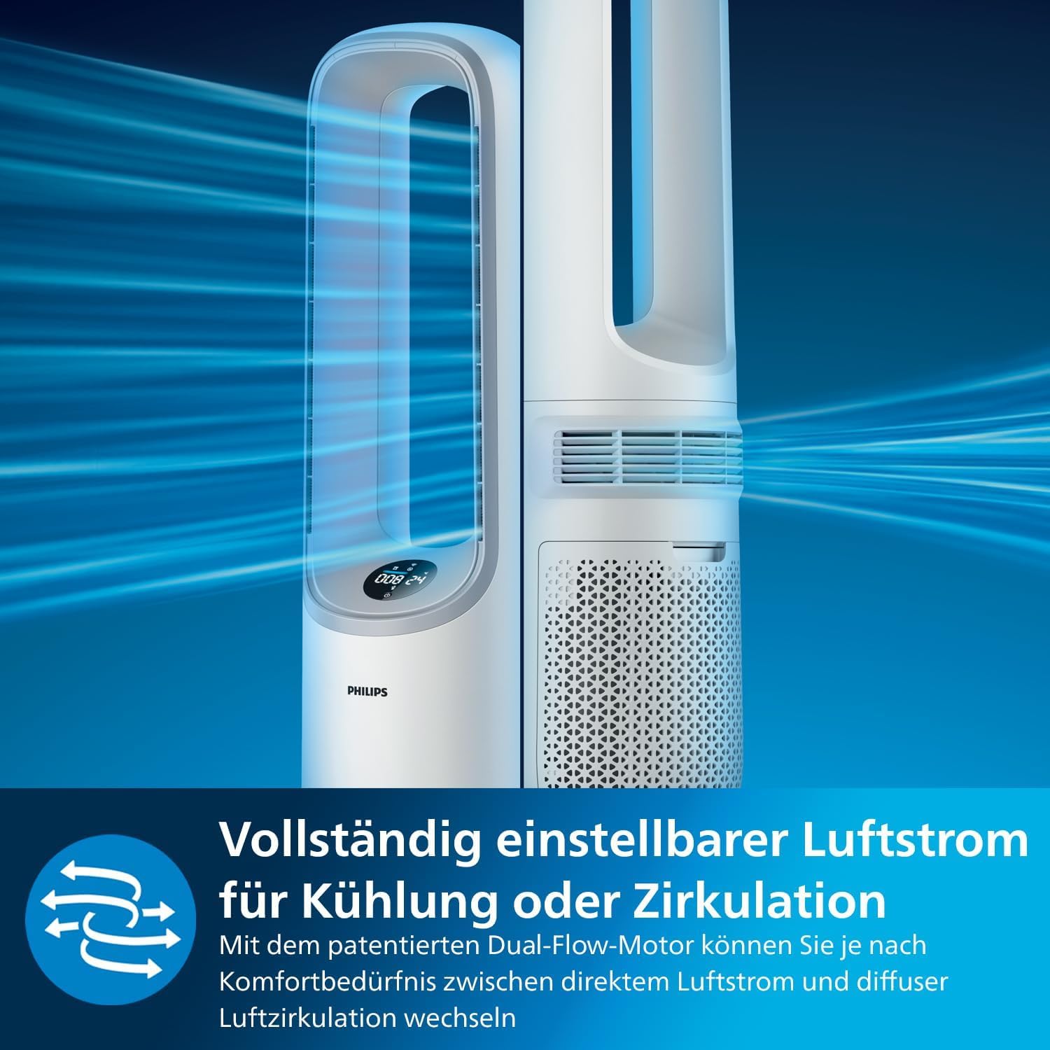 Philips Air Performer 8000 3-in-1 Luftreiniger, Heizen & Kühlen