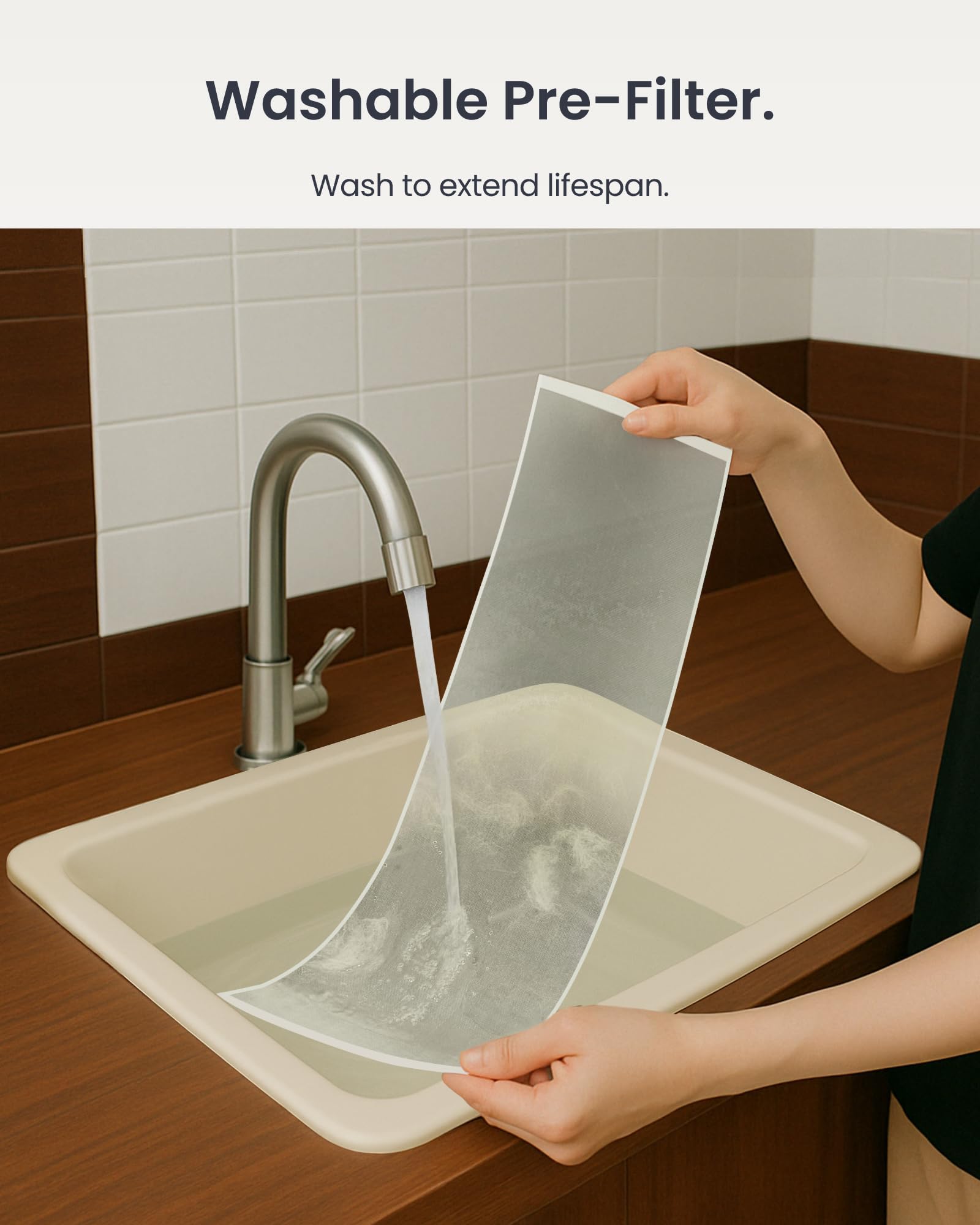 SwitchBot Luftreiniger 400 m³/h mit HEPA, App & Nachtlicht