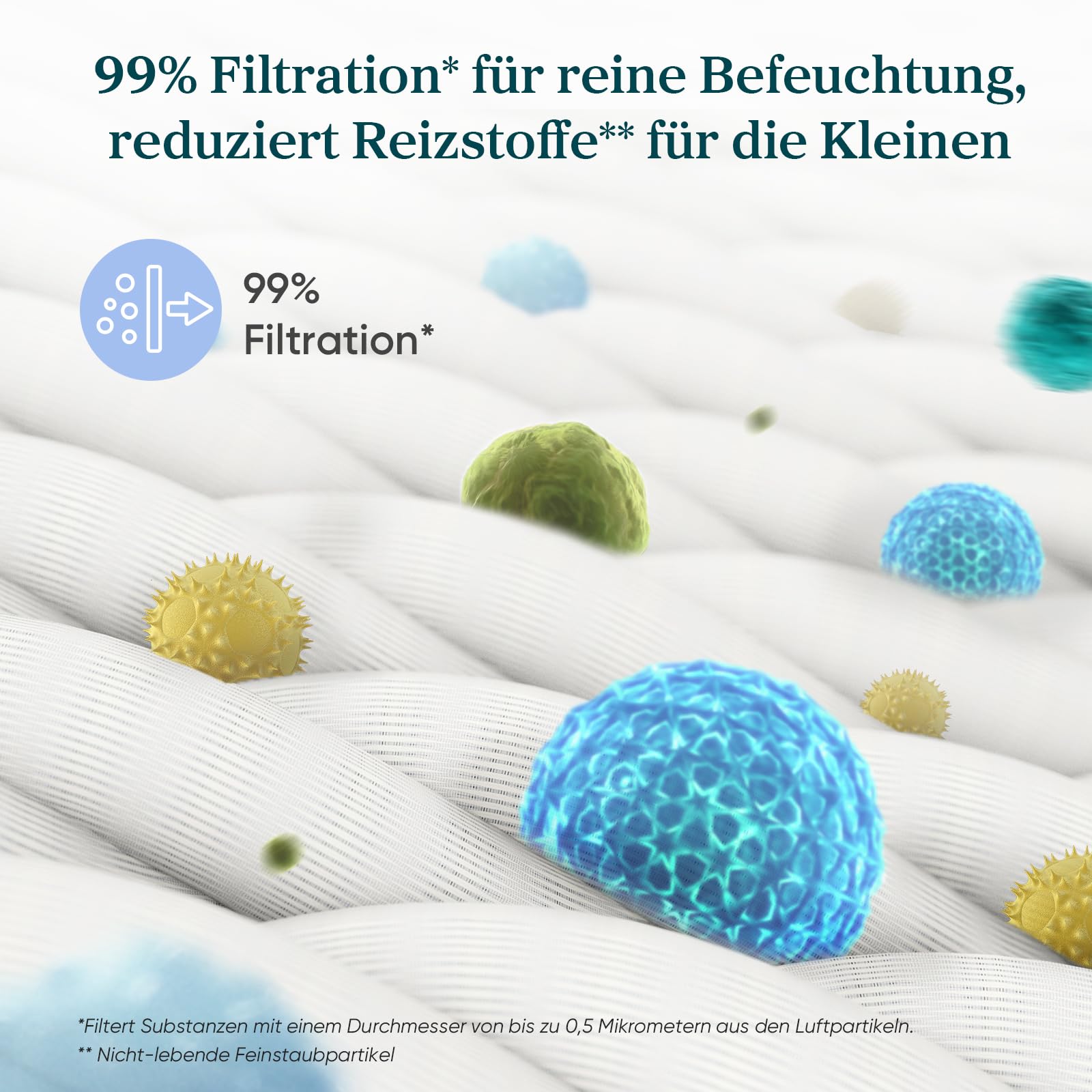 Levoit 6L Smart Luftbefeuchter Warm- & Kaltnebel mit App