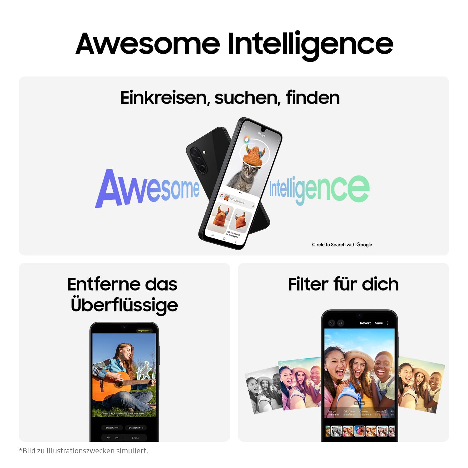 Samsung Galaxy A26 5G 128GB Weiß 6,7" Super AMOLED