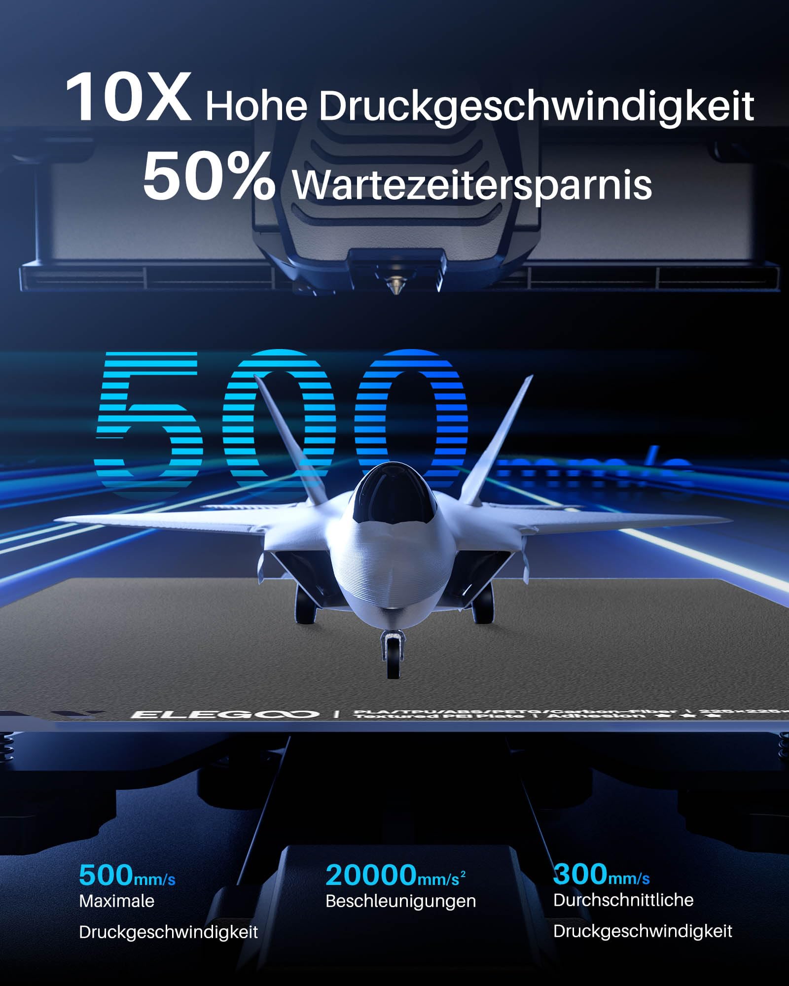 ELEGOO Centauri Carbon High-Speed 3D Drucker 256x256x256 mm