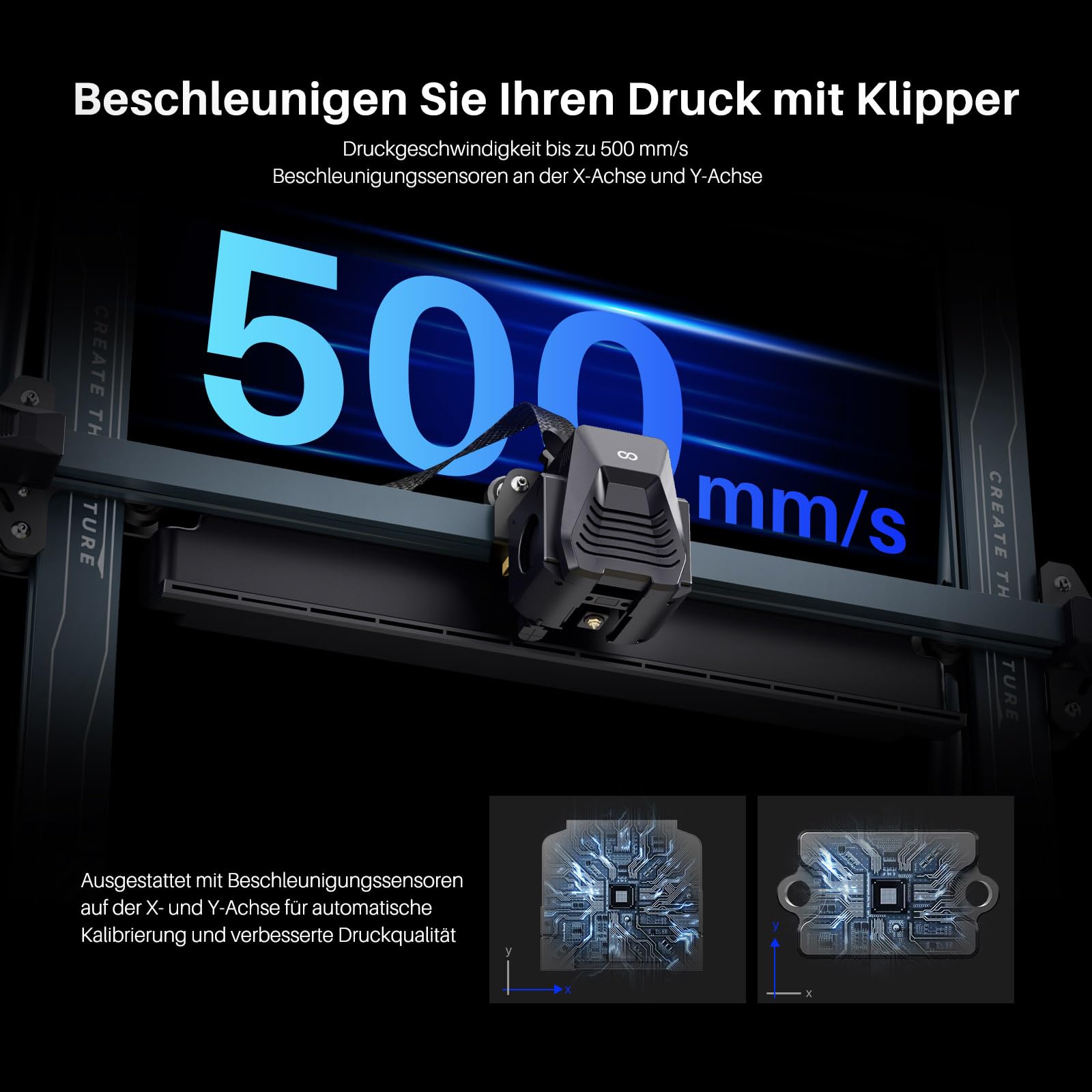 ELEGOO Centauri Carbon High-Speed 3D Drucker 256x256x256 mm