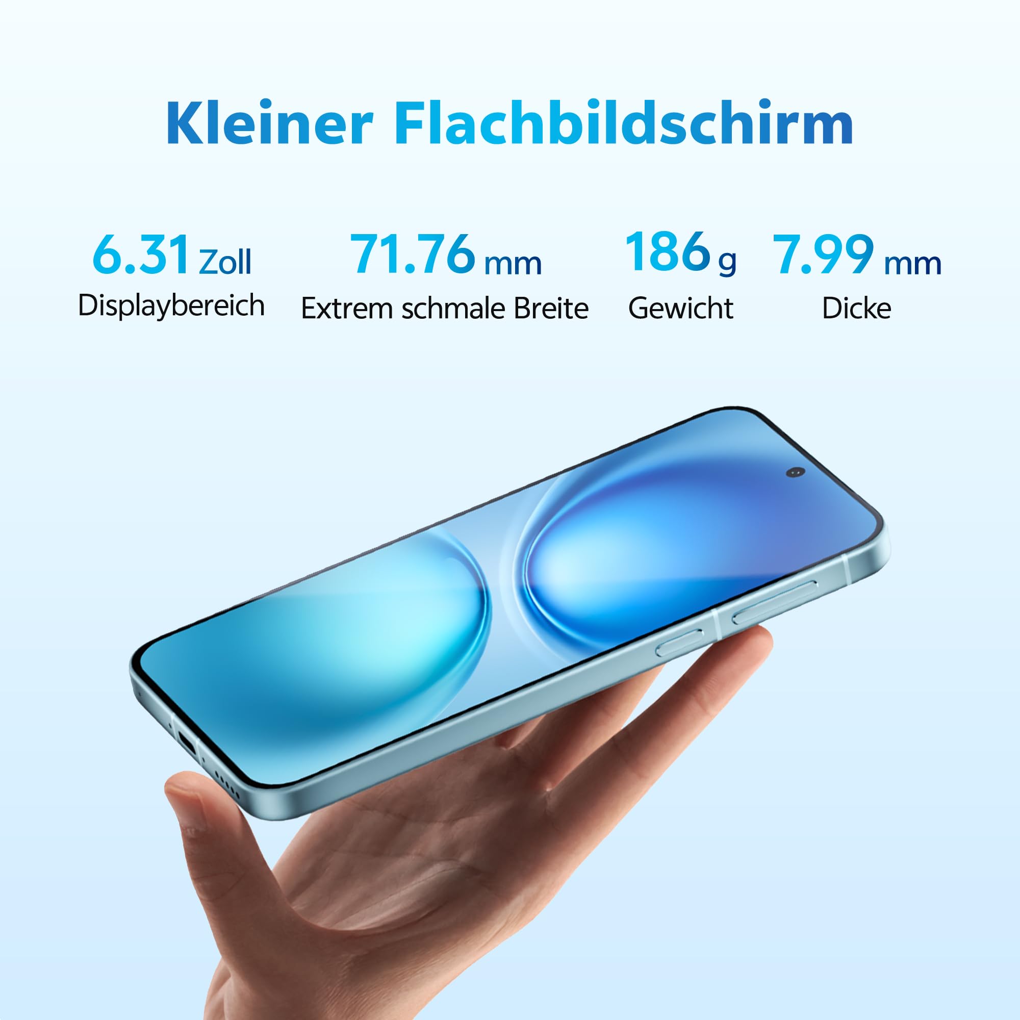 vivo X300 5G Smartphone 12+256 GB mit 200 MP ZEISS-Kamera