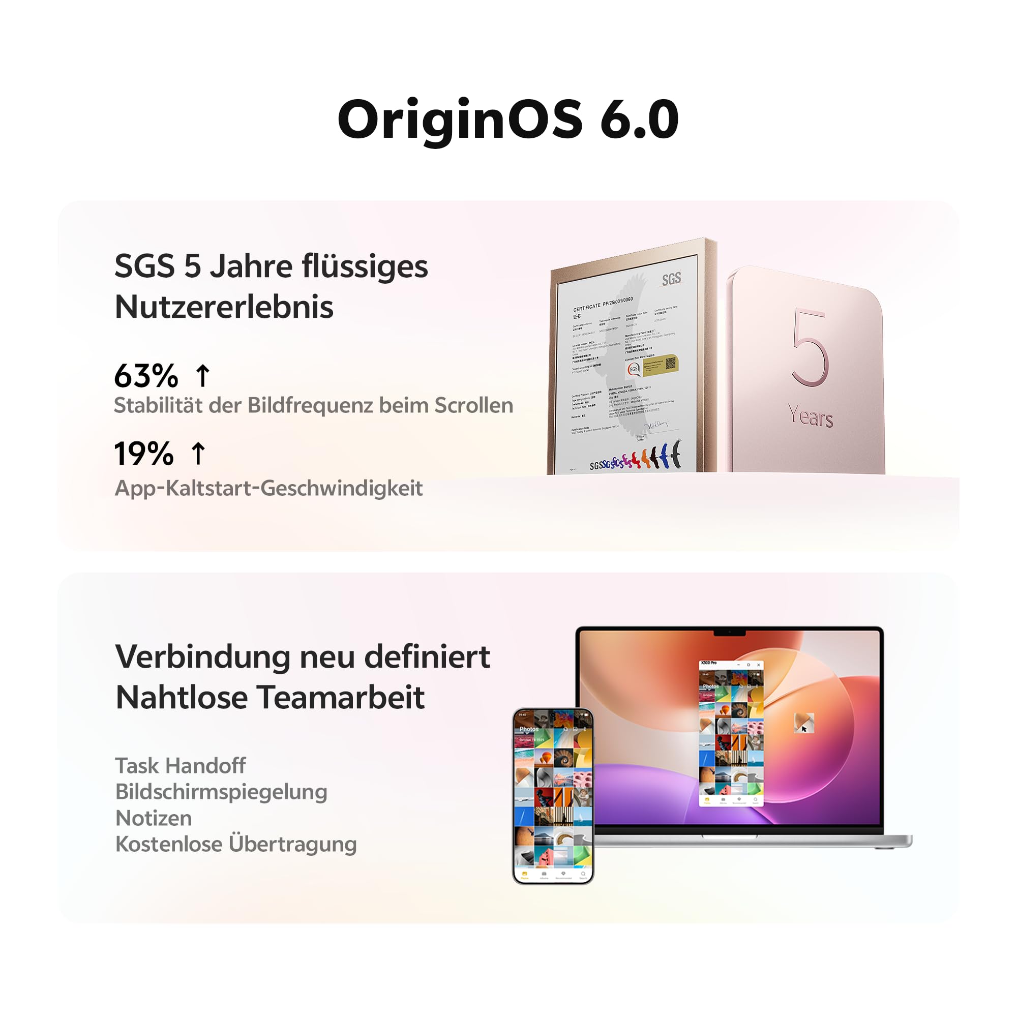 vivo X300 5G Smartphone 12+256 GB mit 200 MP ZEISS-Kamera