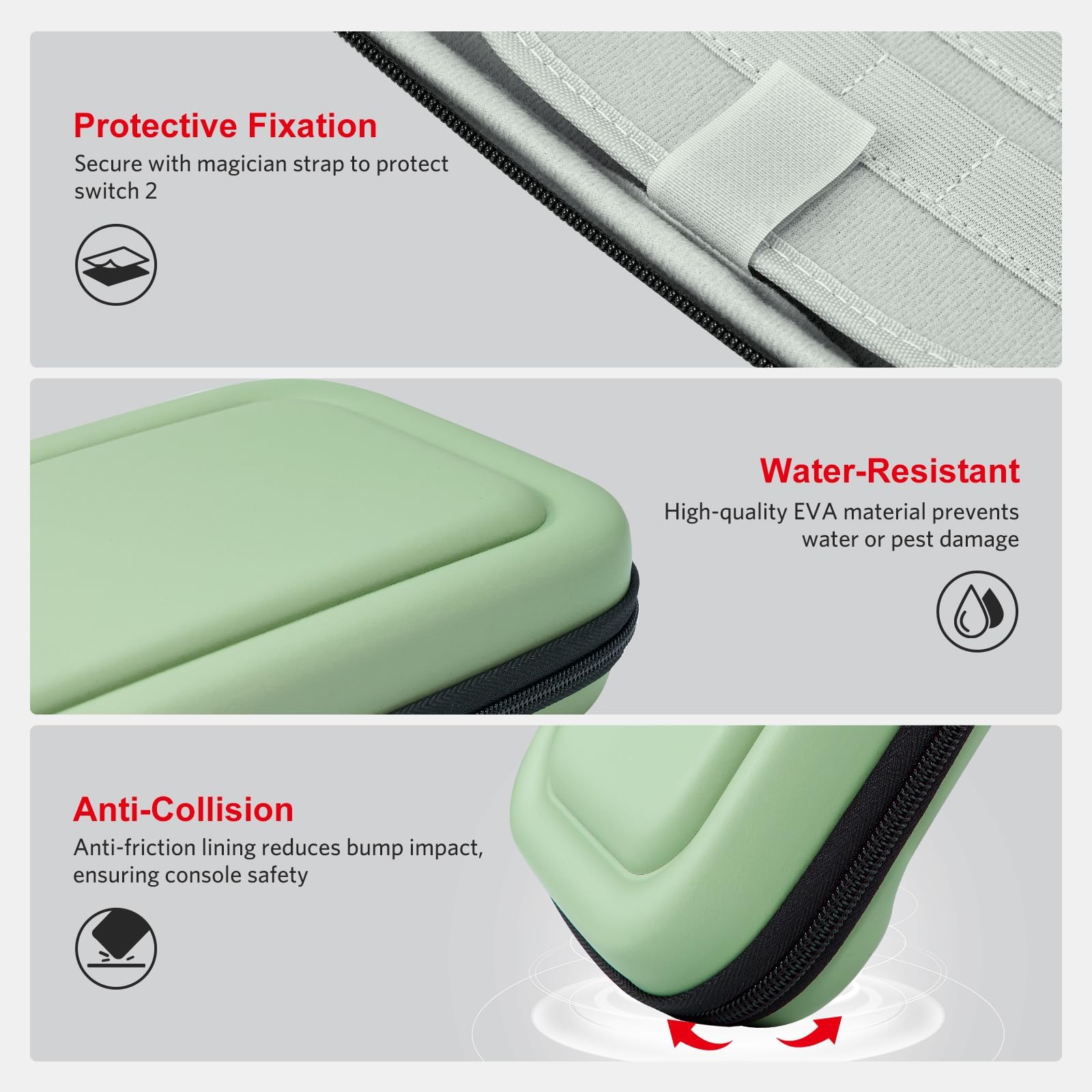 CoBak Tragetasche für Nintendo Switch 2 (2025) – 3-in-1 Schutzset