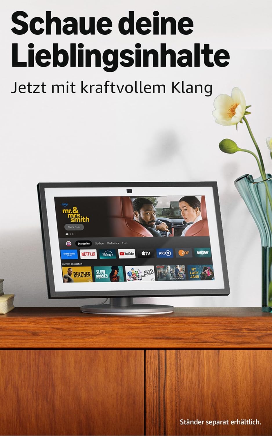 Amazon Echo Show 15 (2024) – 15,6" Full-HD Smart Display mit Alexa & Fire TV