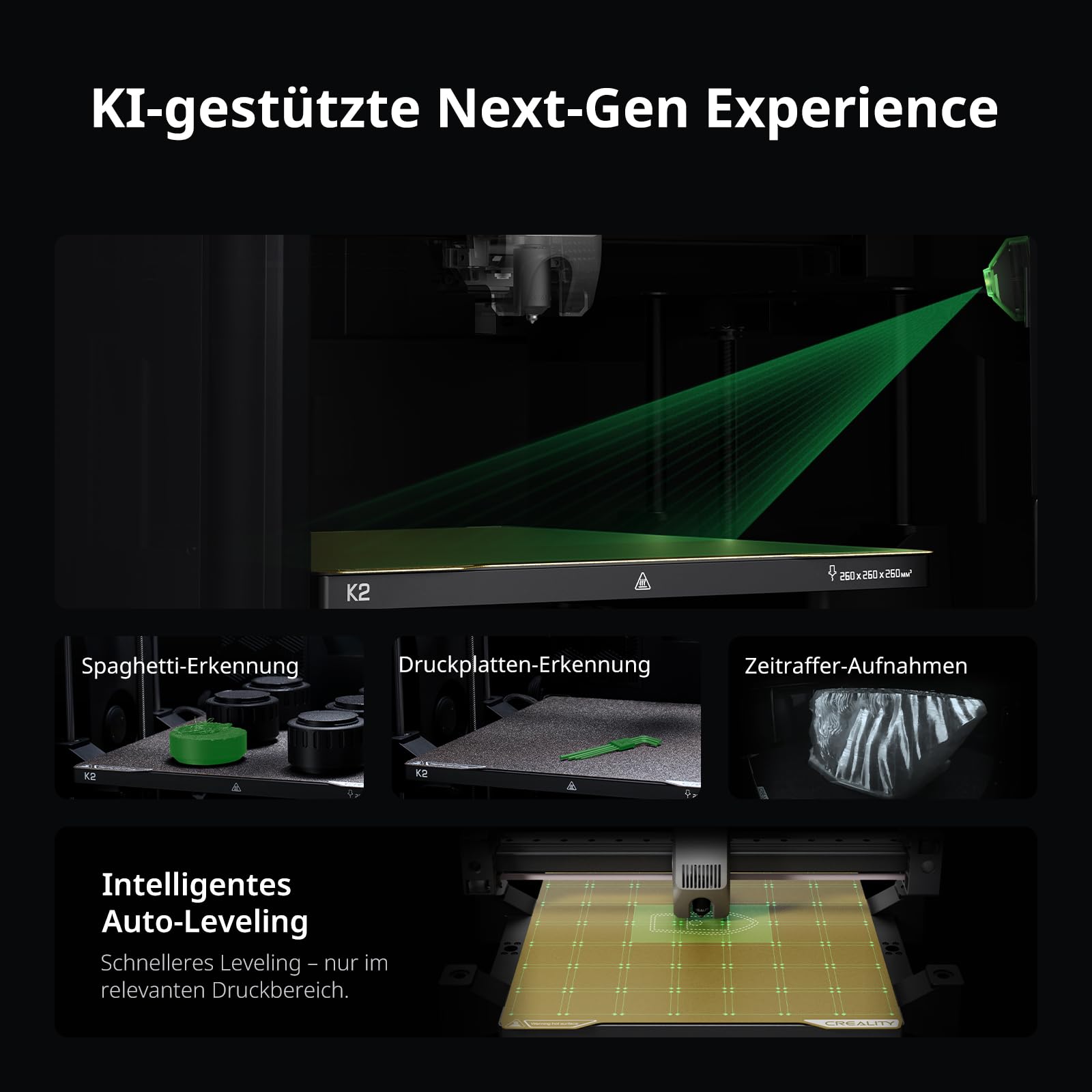 Creality K2 Plus Combo High-Speed 3D Drucker 350x350x350 mm