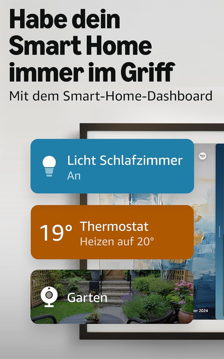 Amazon Echo Show 15 (2024) – 15,6" Full-HD Smart Display mit Alexa & Fire TV