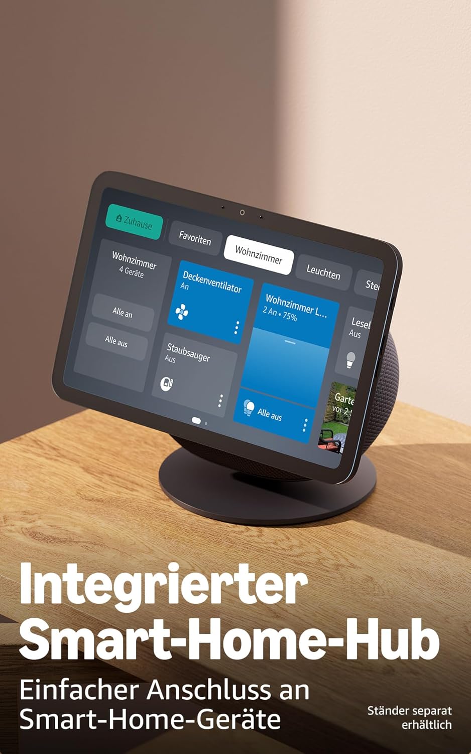 Amazon Echo Show 8 (neueste Gen), 8,7" HD-Display mit Raumklang & Alexa, Graphit