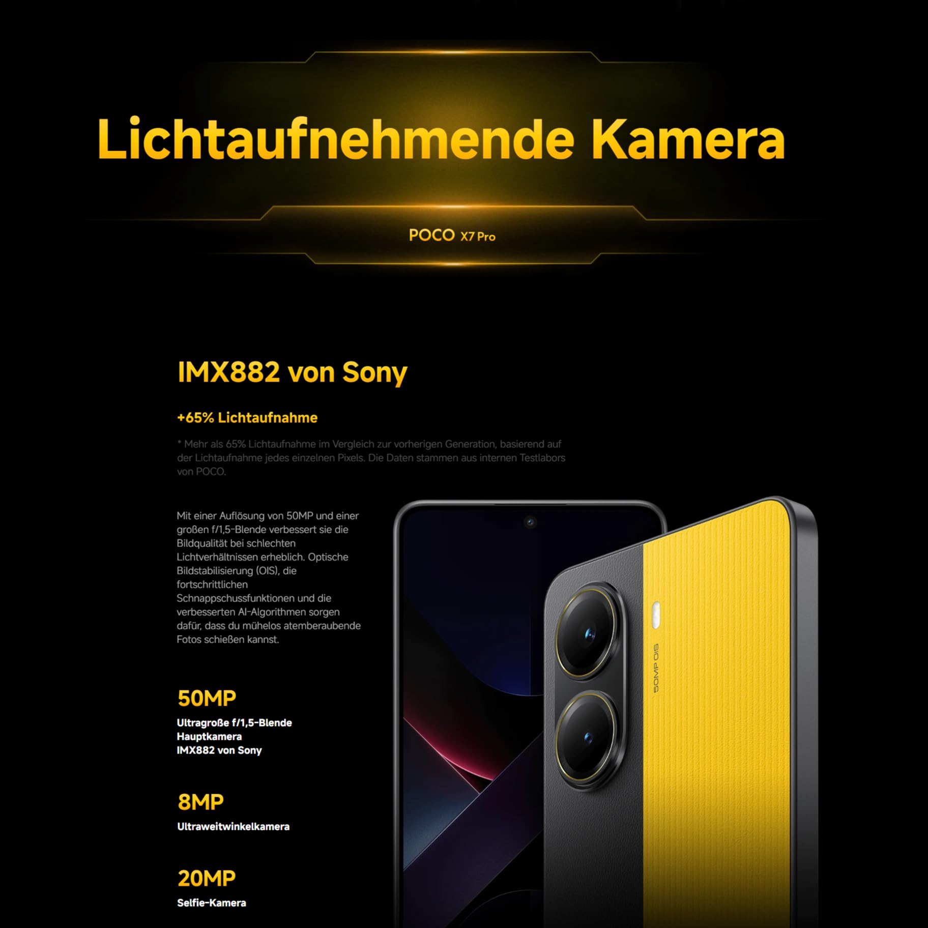 Xiaomi Poco X7 Pro 5G 512GB/12GB Schwarz 6,67" 120 Hz