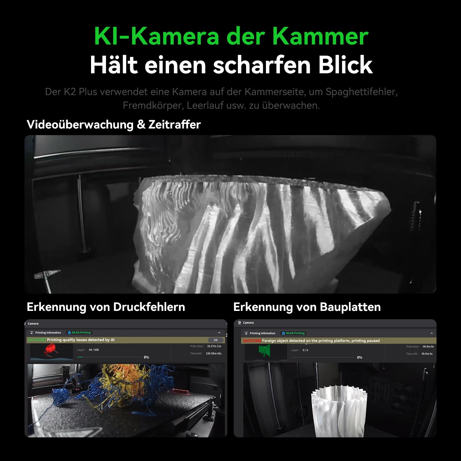 Creality K2 Plus Combo High-Speed 3D Drucker 350x350x350 mm