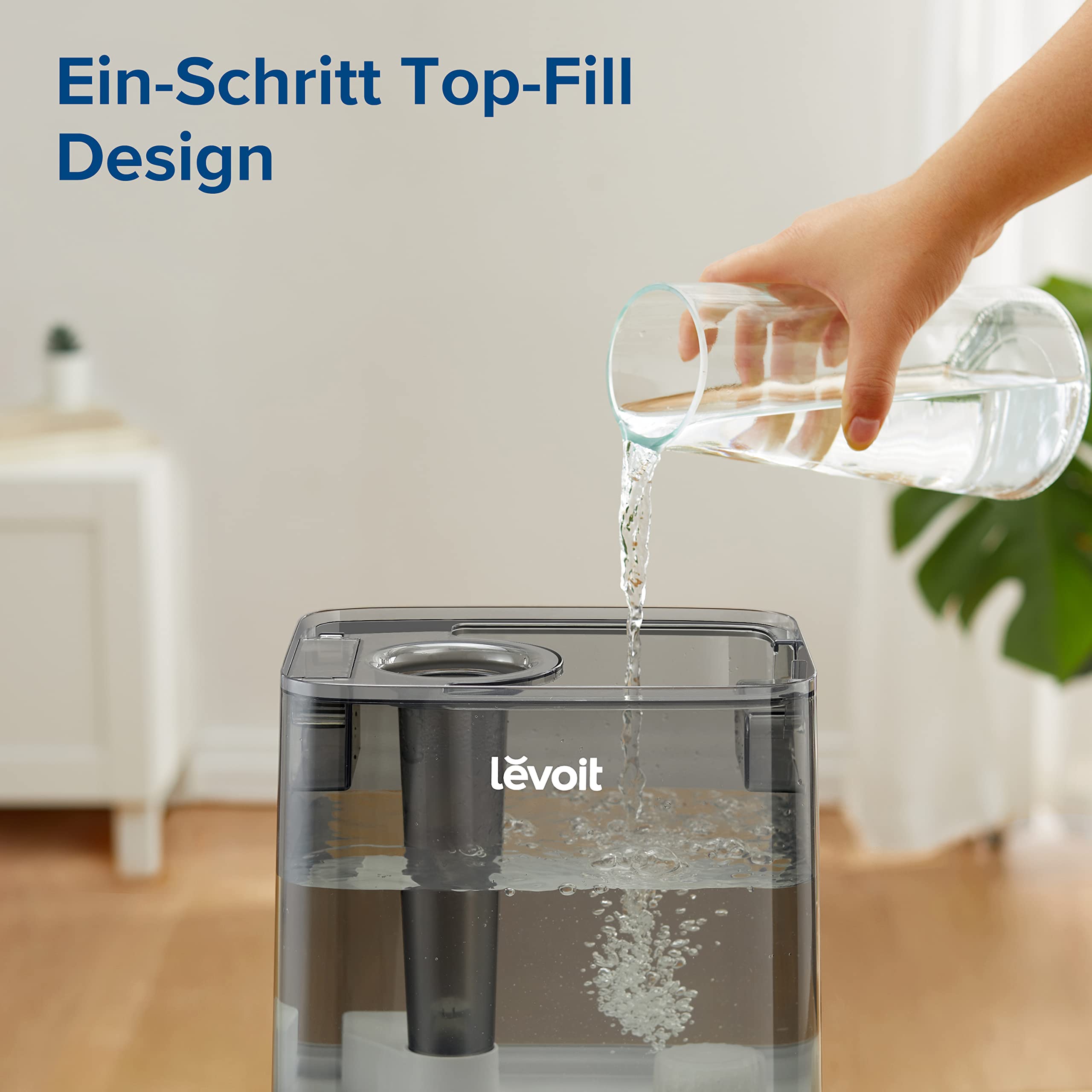 Levoit 6L Smart Luftbefeuchter Warm- & Kaltnebel mit App