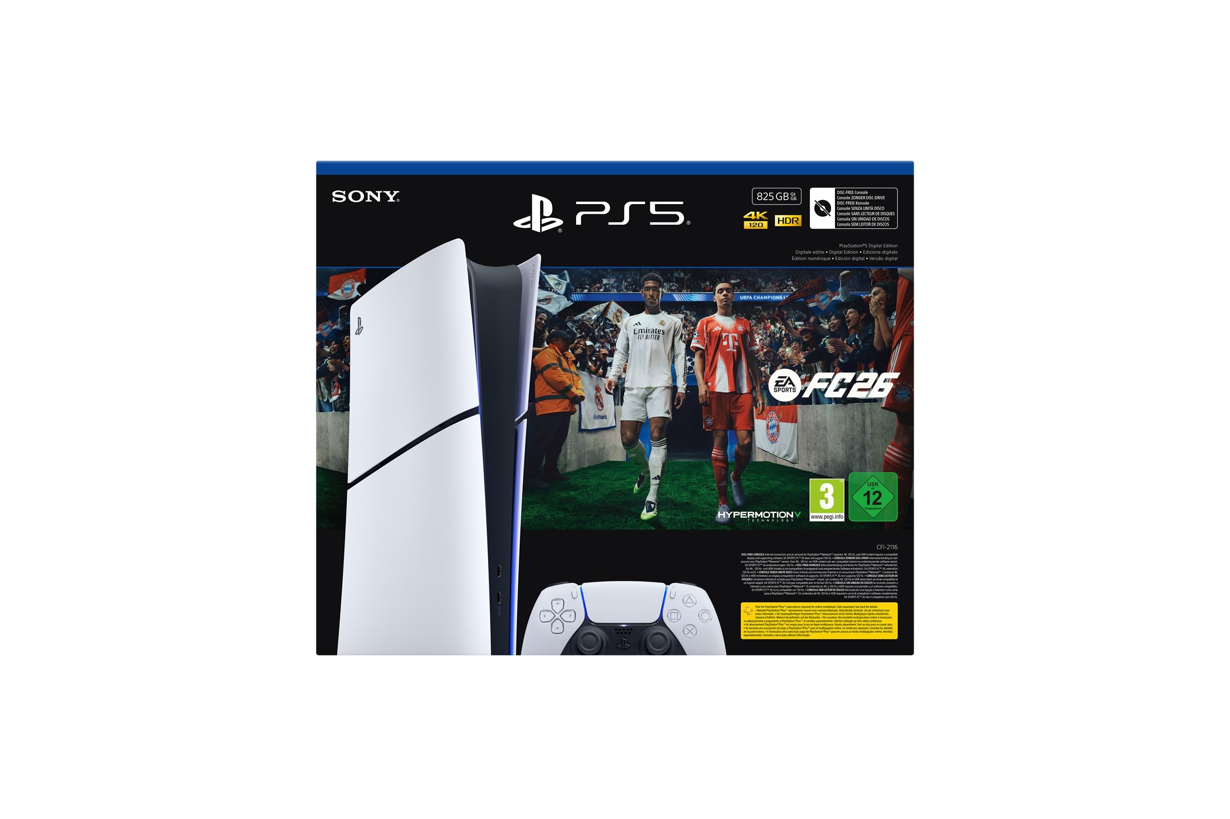PlayStation 5 Konsole – 1 TB, 4K Gaming, DualSense