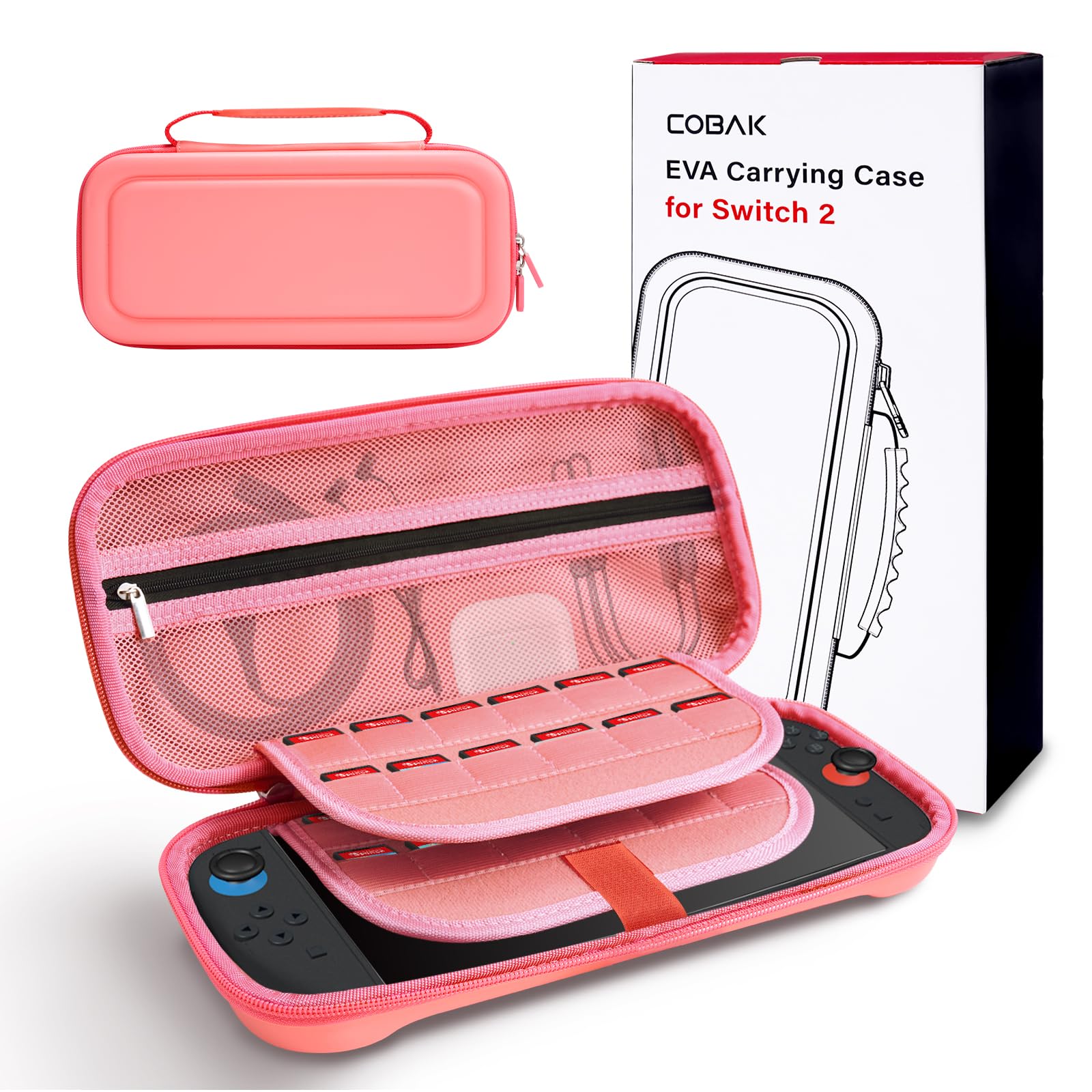 CoBak Tragetasche für Nintendo Switch 2 (2025) – 3-in-1 Schutzset
