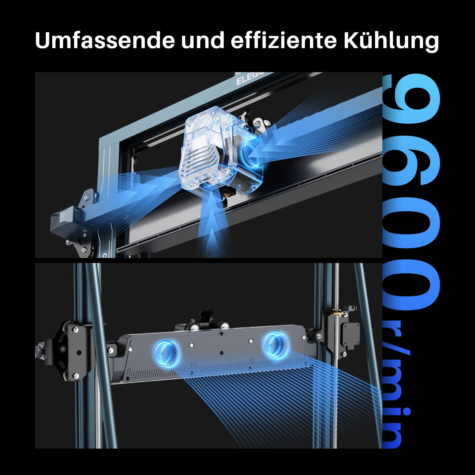 ELEGOO Centauri Carbon High-Speed 3D Drucker 256x256x256 mm