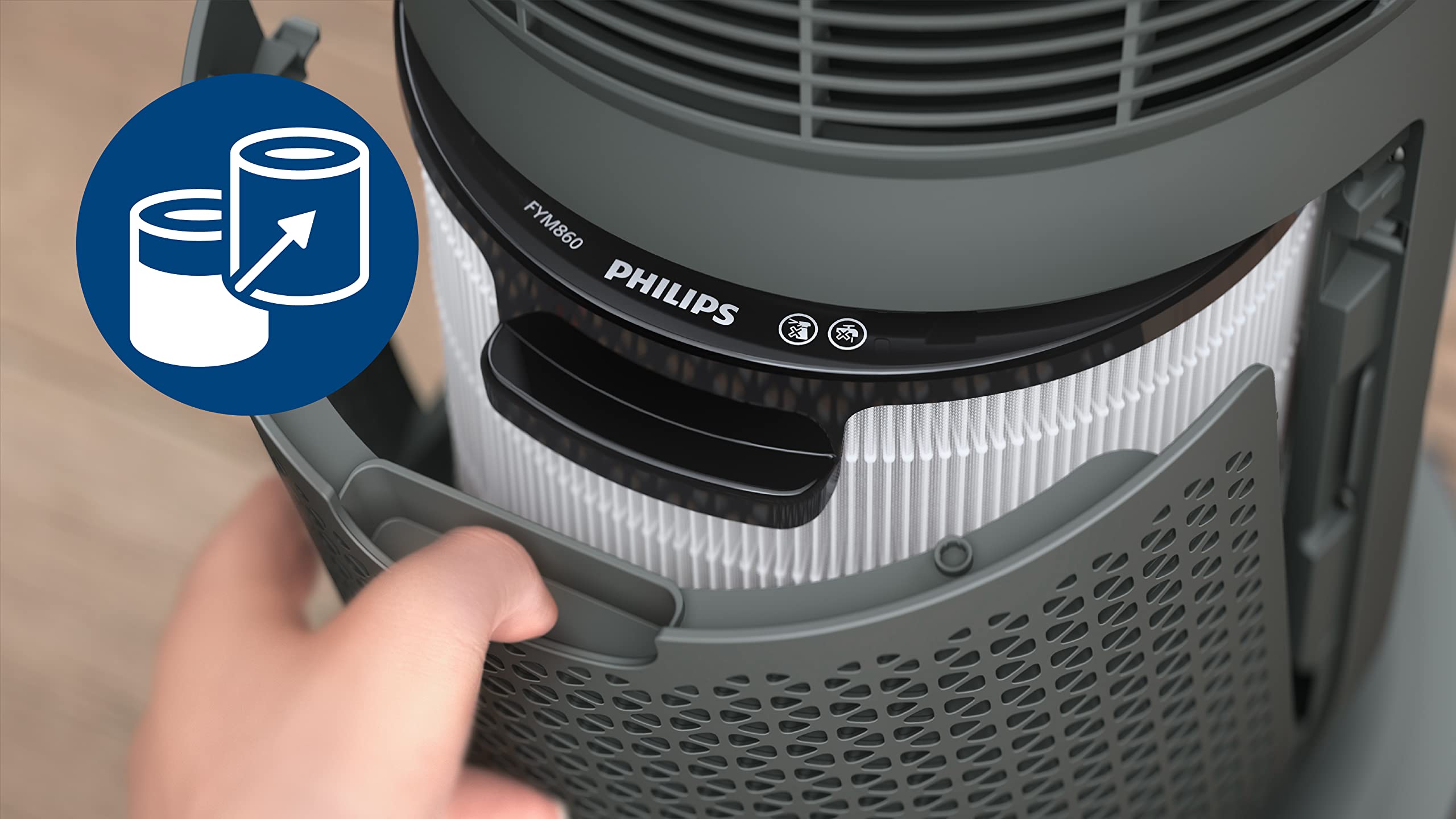 Philips Air Performer 8000 3-in-1 Luftreiniger, Heizen & Kühlen
