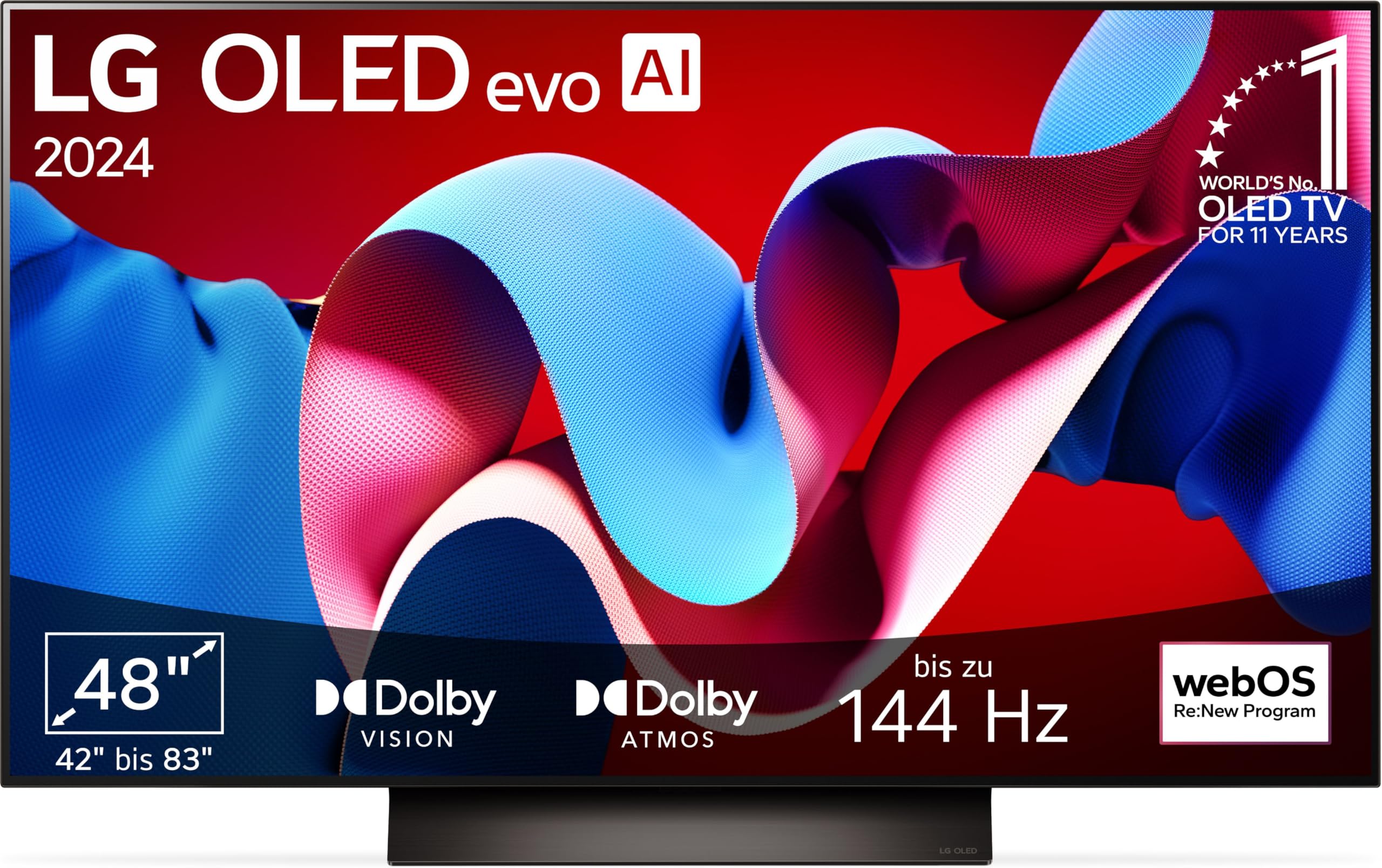LG OLED65C5ELB 65 Zoll 4K OLED evo AI TV, 120Hz, Dolby Vision/Atmos