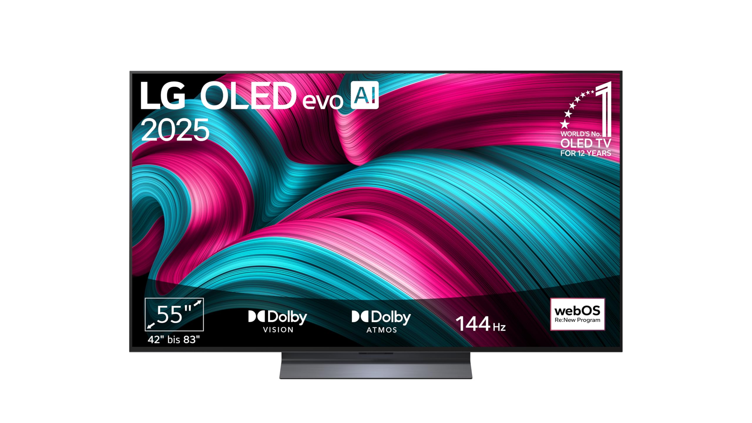 LG OLED65C5ELB 65 Zoll 4K OLED evo AI TV, 120Hz, Dolby Vision/Atmos